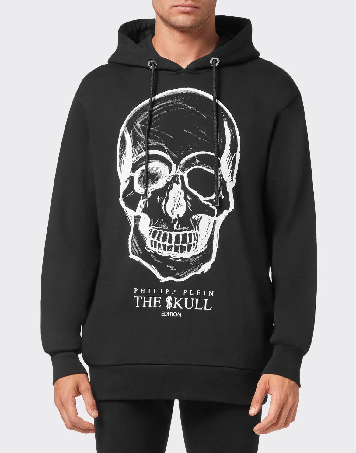 Hoodie sweatshirt print Skull, цвет: Черный