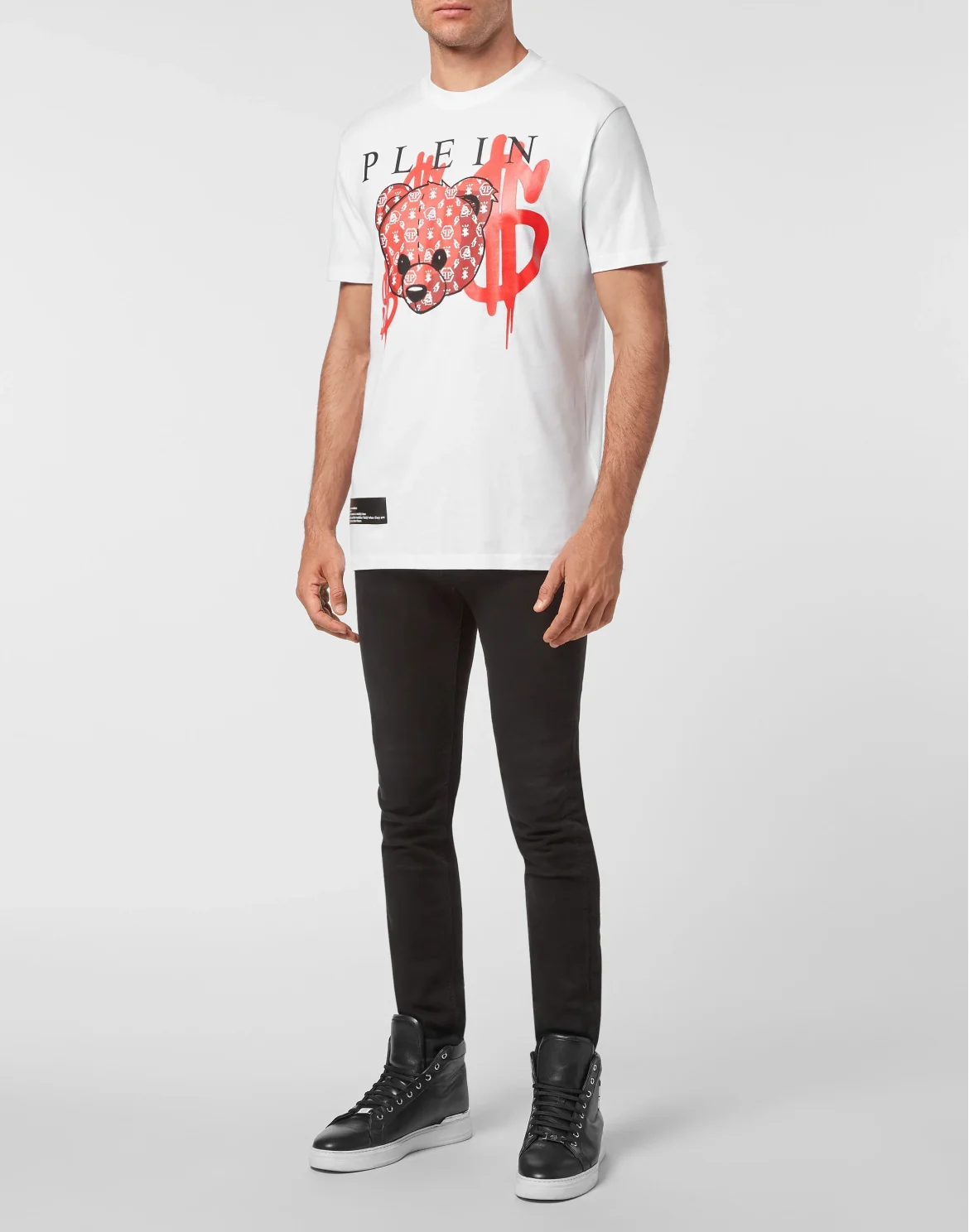 T-shirt Round Neck SS Teddy Bear, цвет: Белый