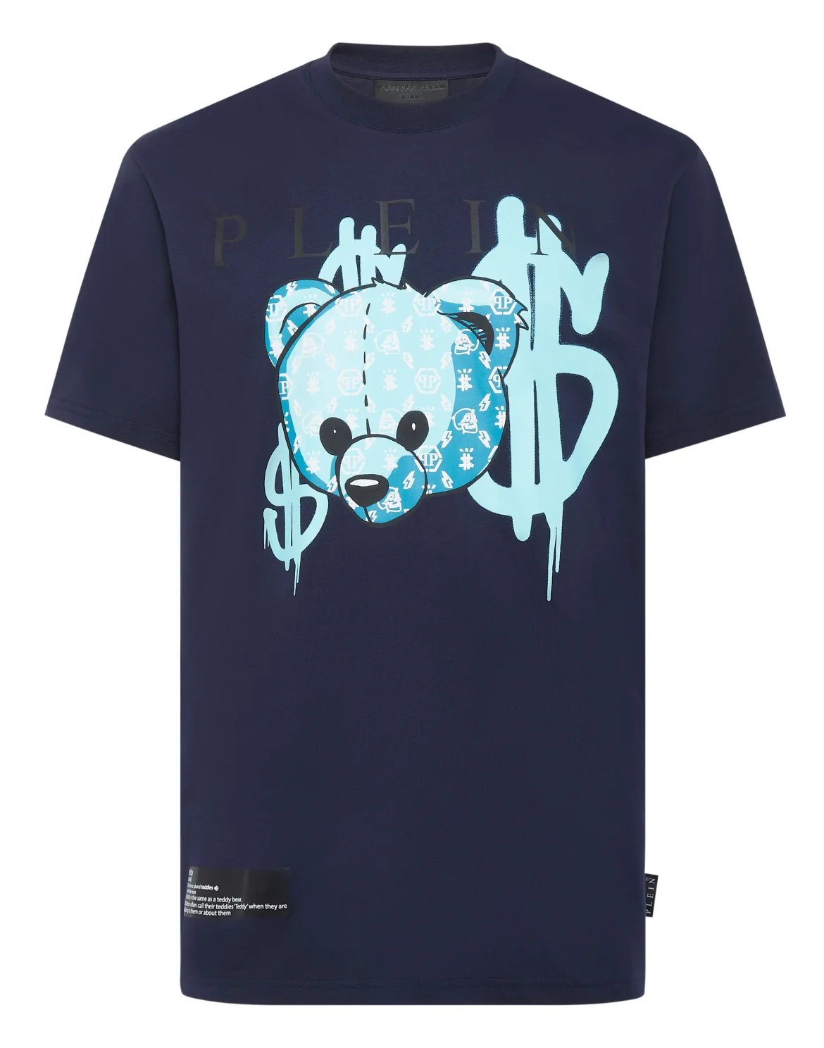 T-shirt Round Neck SS Teddy Bear, цвет: Синий