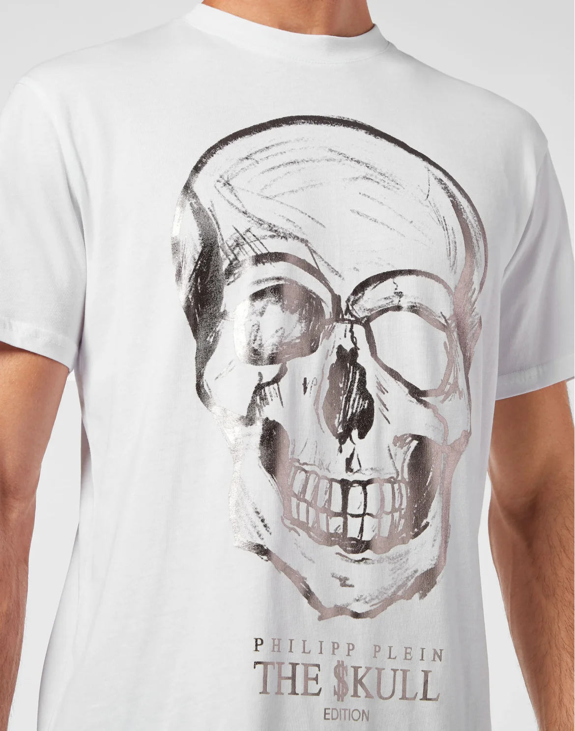 T-shirt Round Neck SS Skull, цвет: Белый