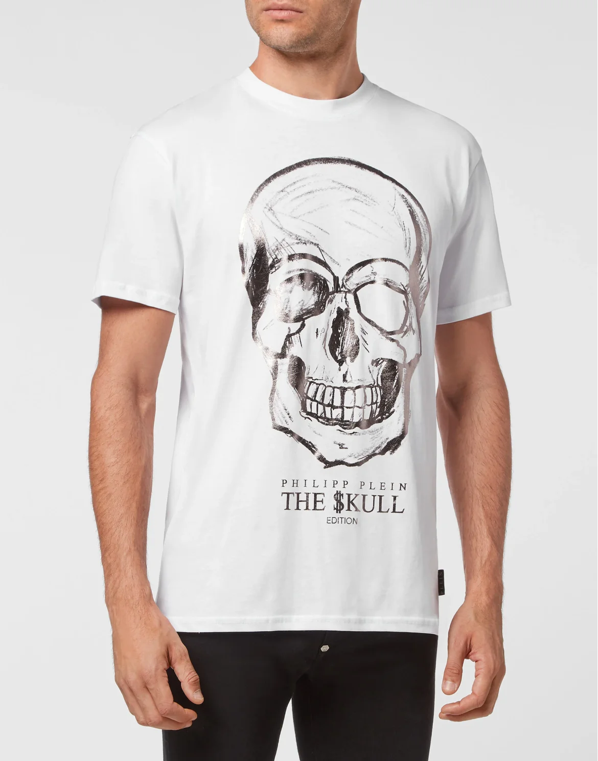 T-shirt Round Neck SS Skull, цвет: Белый