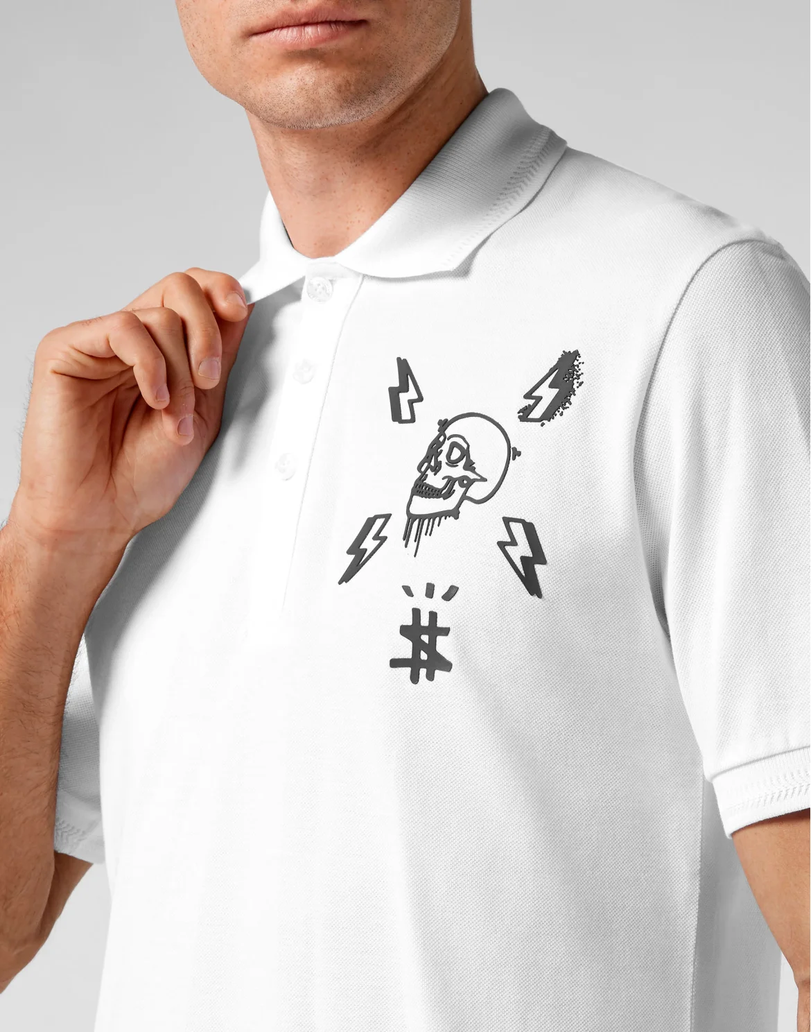 Polo shirt SS Skull, цвет: Белый