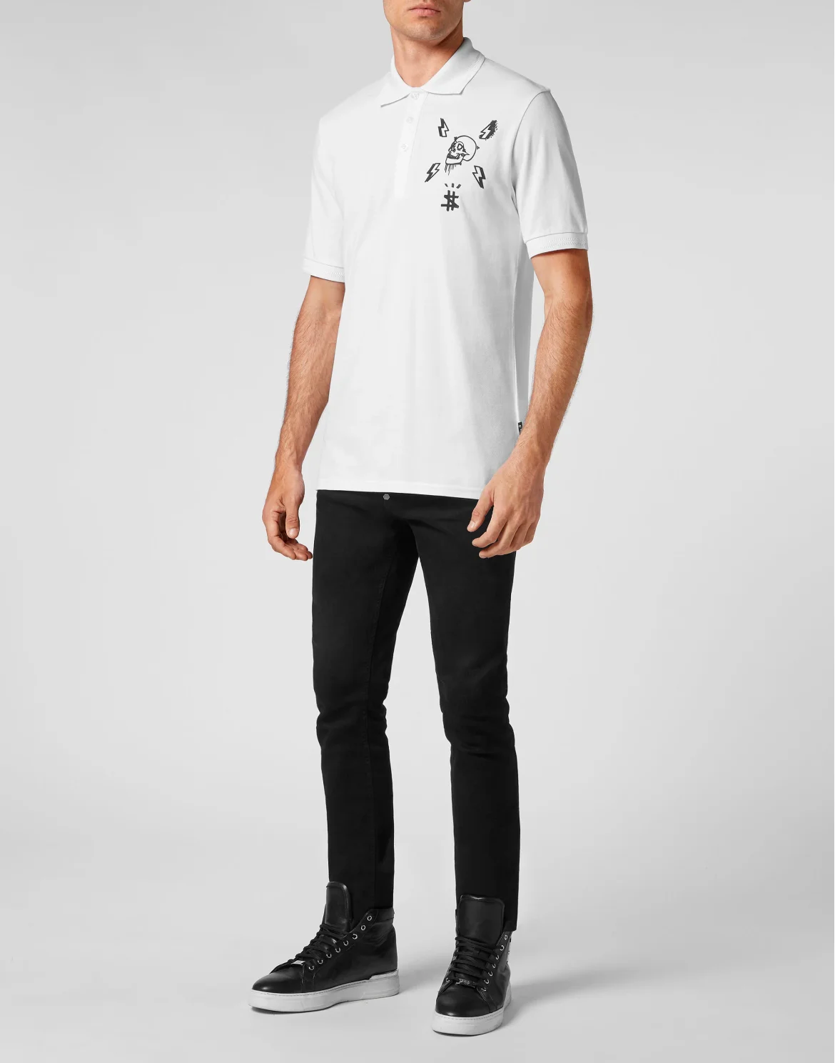 Polo shirt SS Skull, цвет: Белый