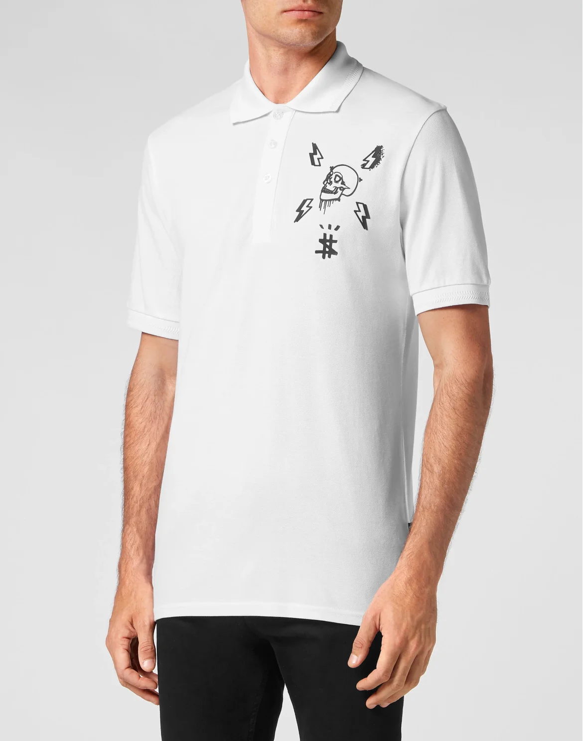 Polo shirt SS Skull, цвет: Белый