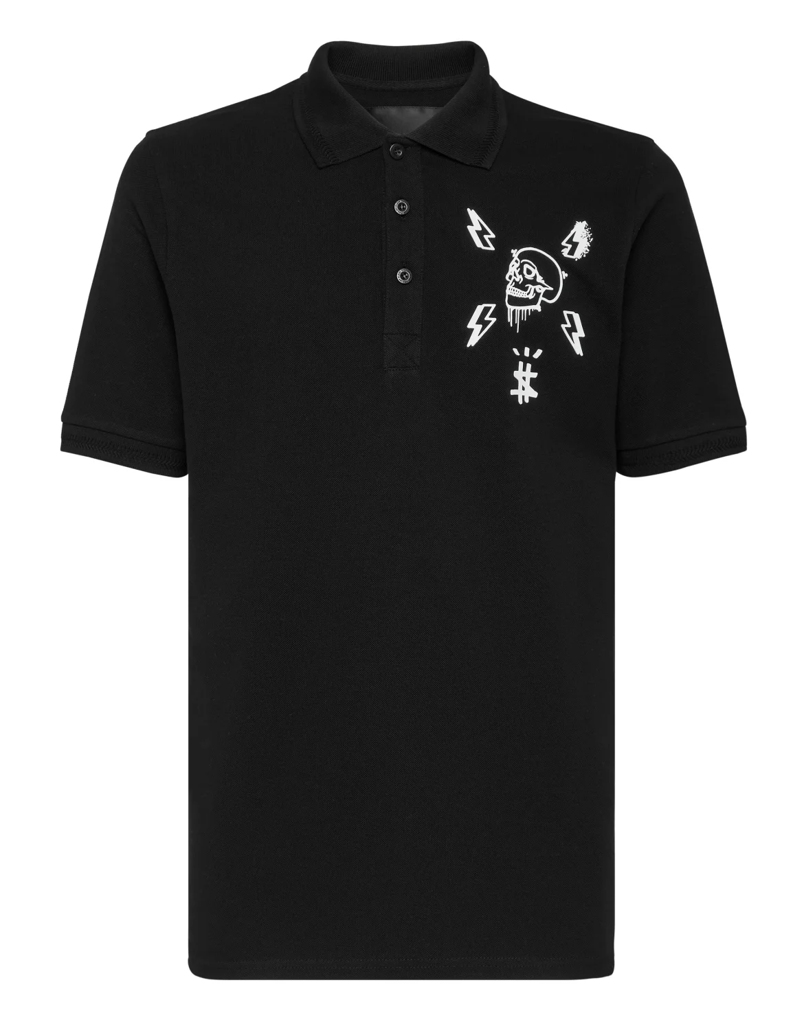 Polo shirt SS Skull, цвет: Черный