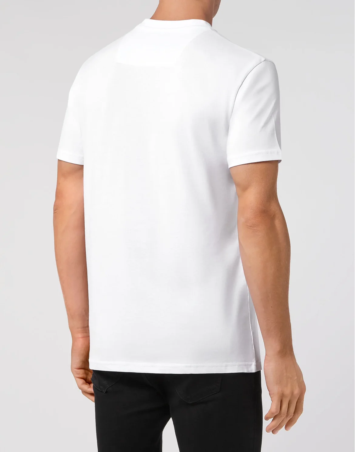 T-shirt Round Neck SS print Skull, цвет: Белый