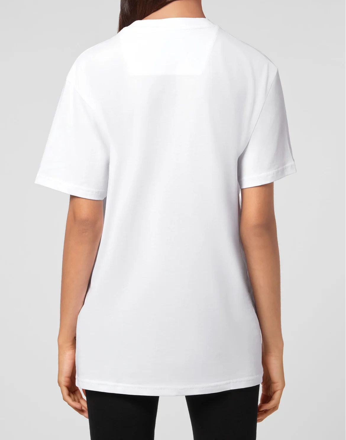 T-shirt Round Neck SS print Skull, цвет: Белый