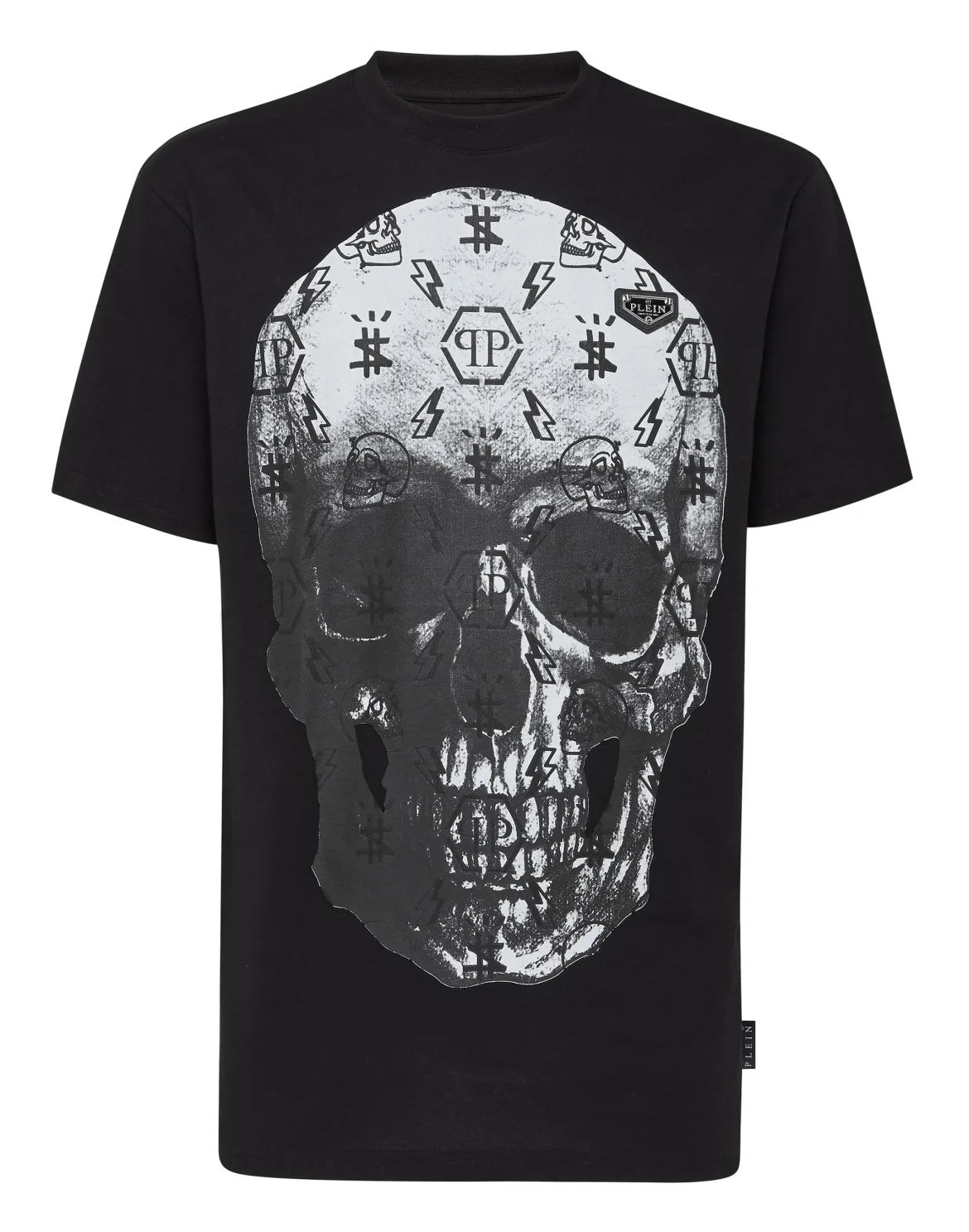 T-shirt Round Neck SS print Skull, цвет: Черный