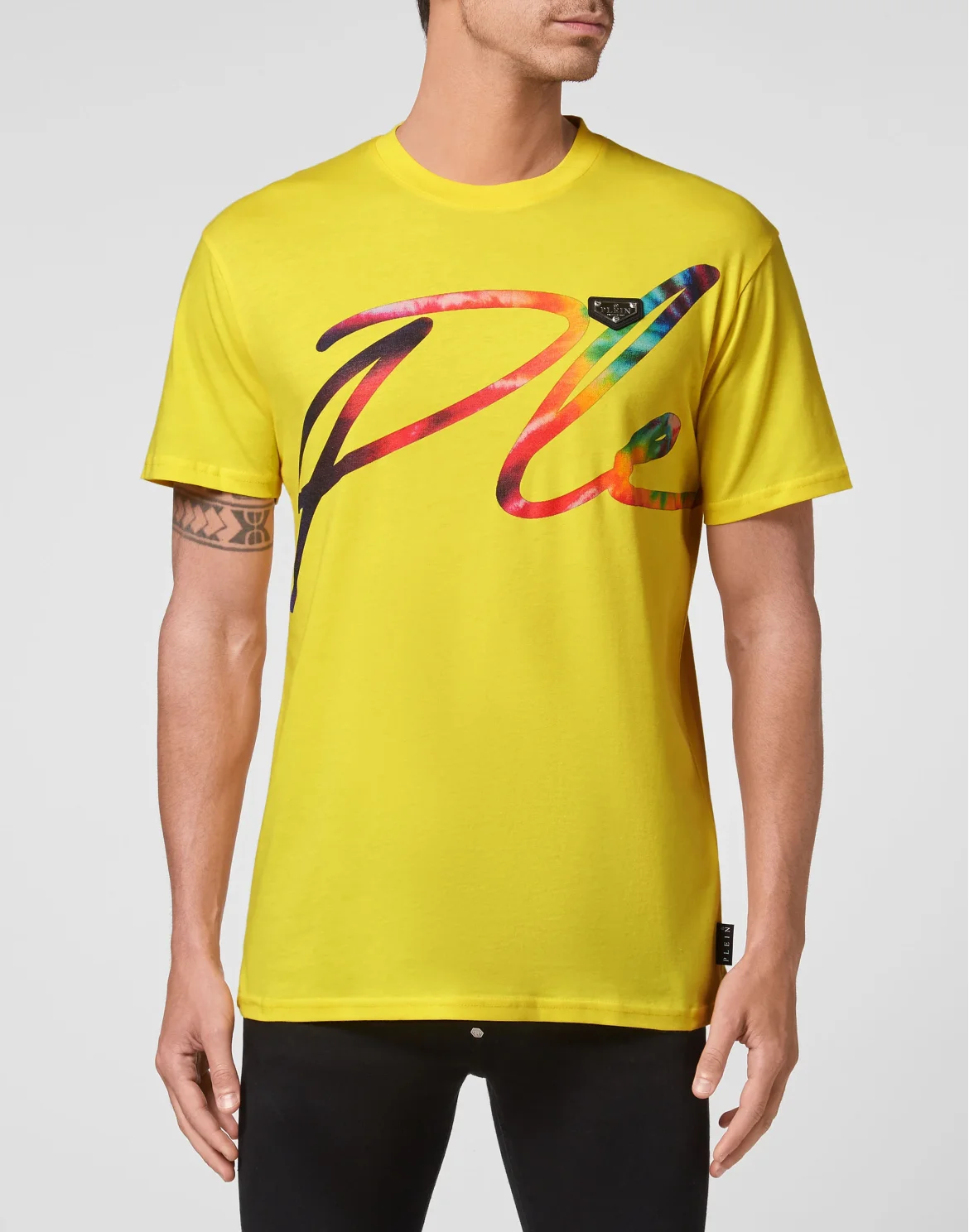 T-shirt Round Neck SS Signature, цвет: Желтый