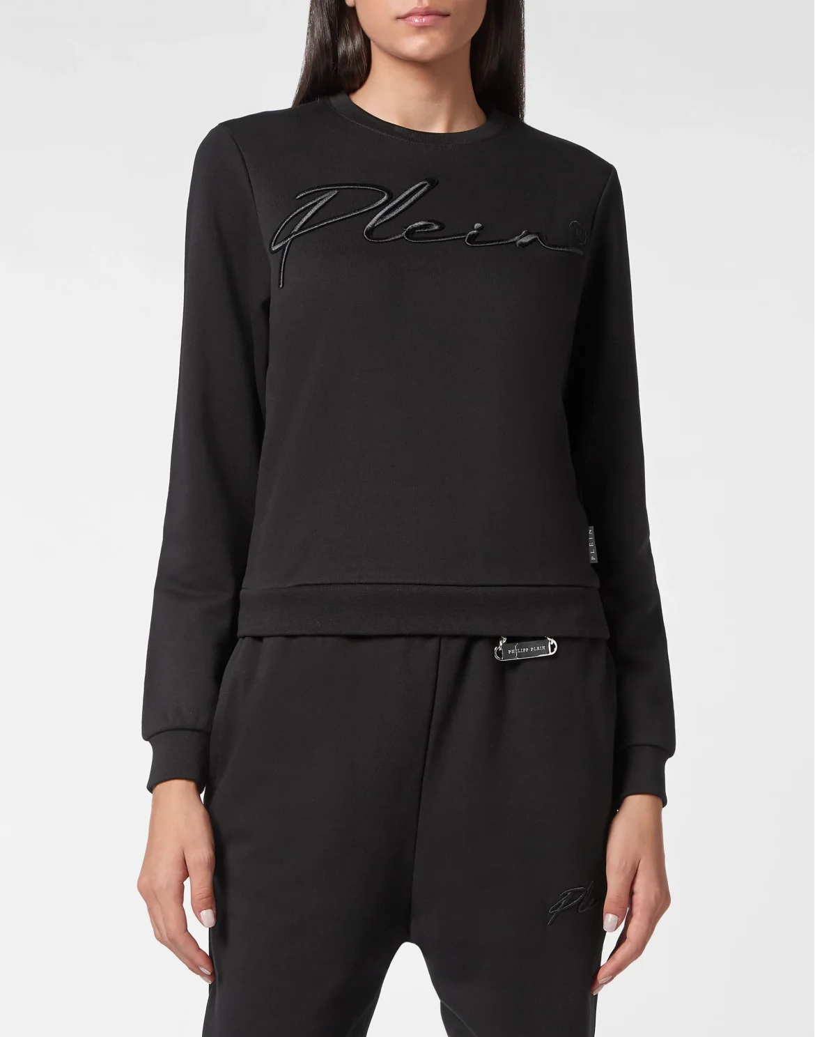 Leisurewear Sweatshirt LS Embroidery Signature, цвет: Черный