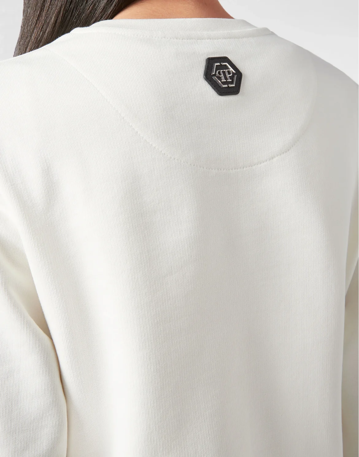 Leisurewear Sweatshirt LS Embroidery Signature, цвет: Бежевый