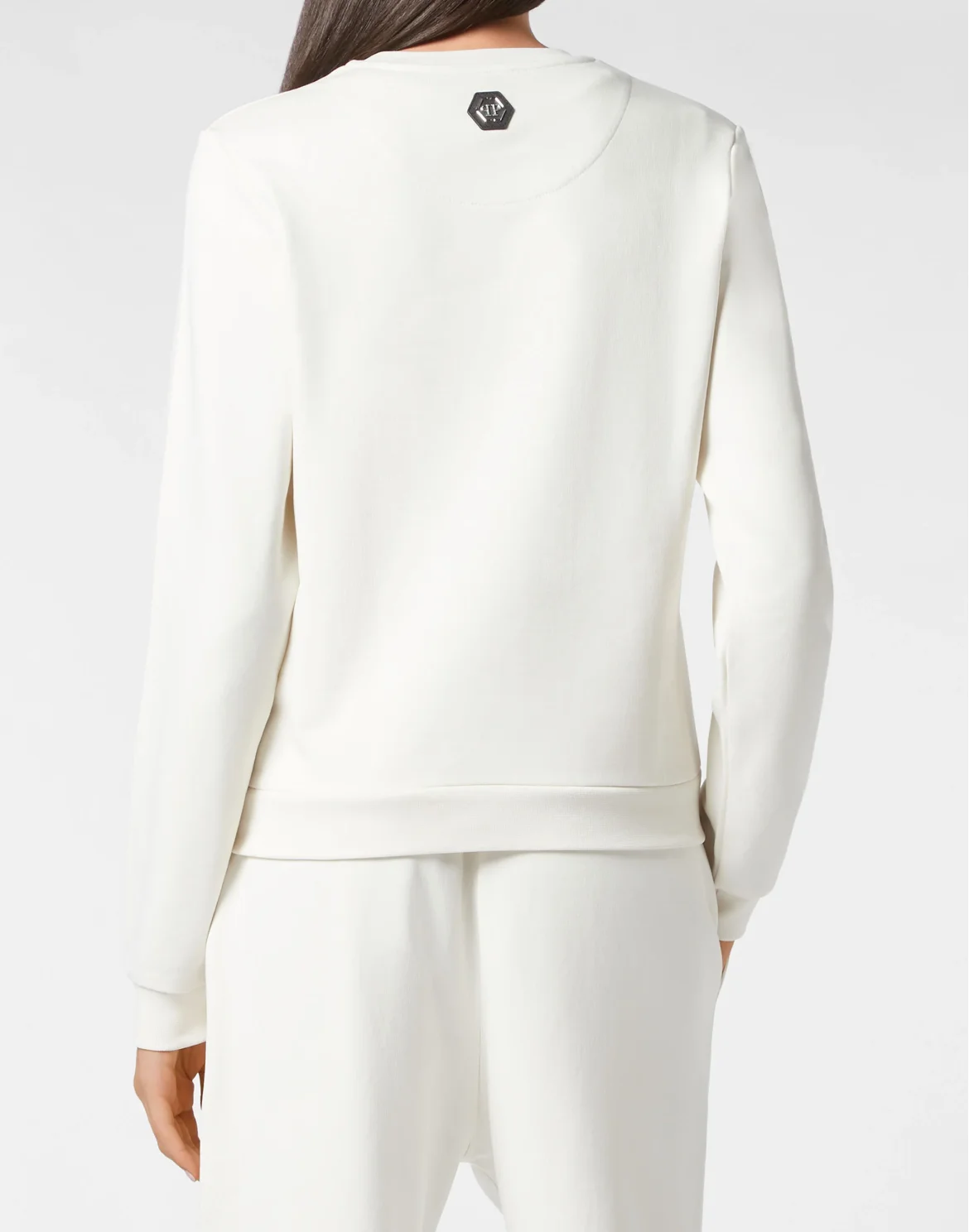 Leisurewear Sweatshirt LS Embroidery Signature, цвет: Бежевый