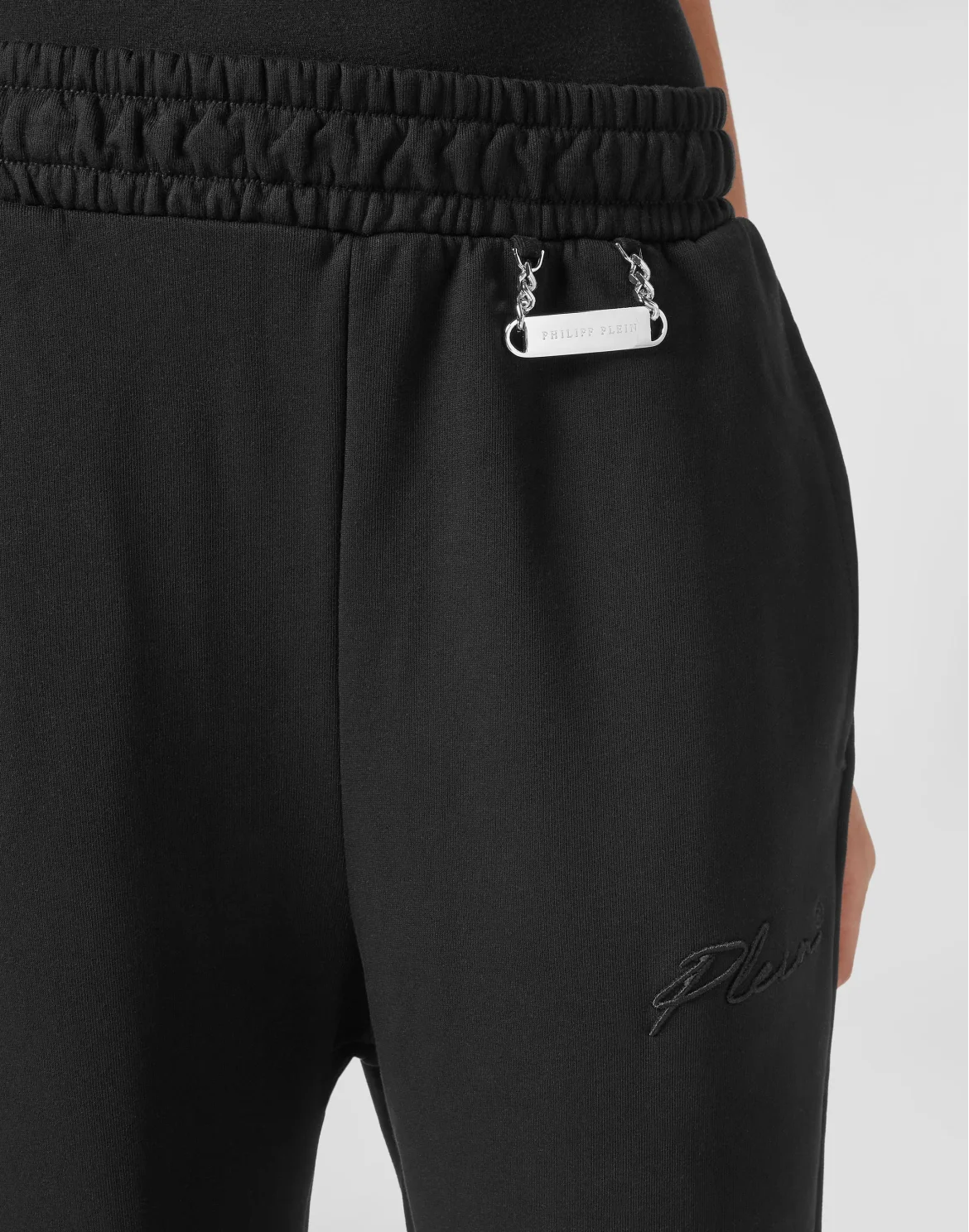 Leisurewear Trousers Embroidery Signature, цвет: Черный