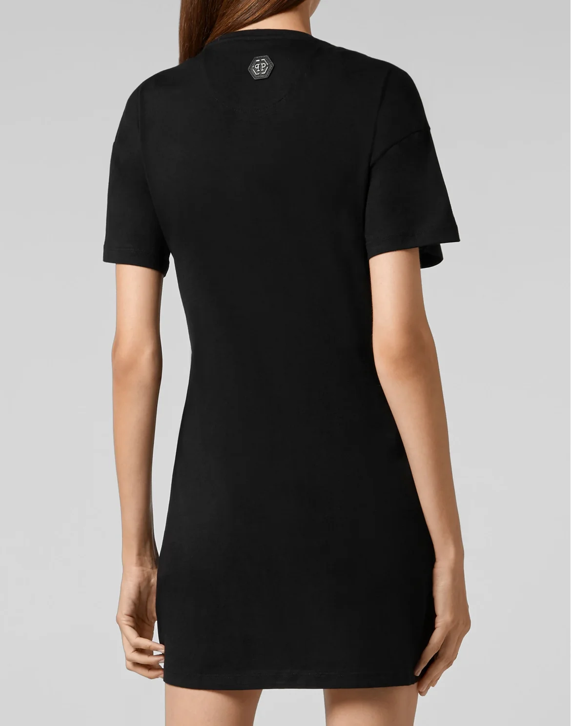 T-Shirt Short Dresses Monogram Teddy Bear, цвет: Черный