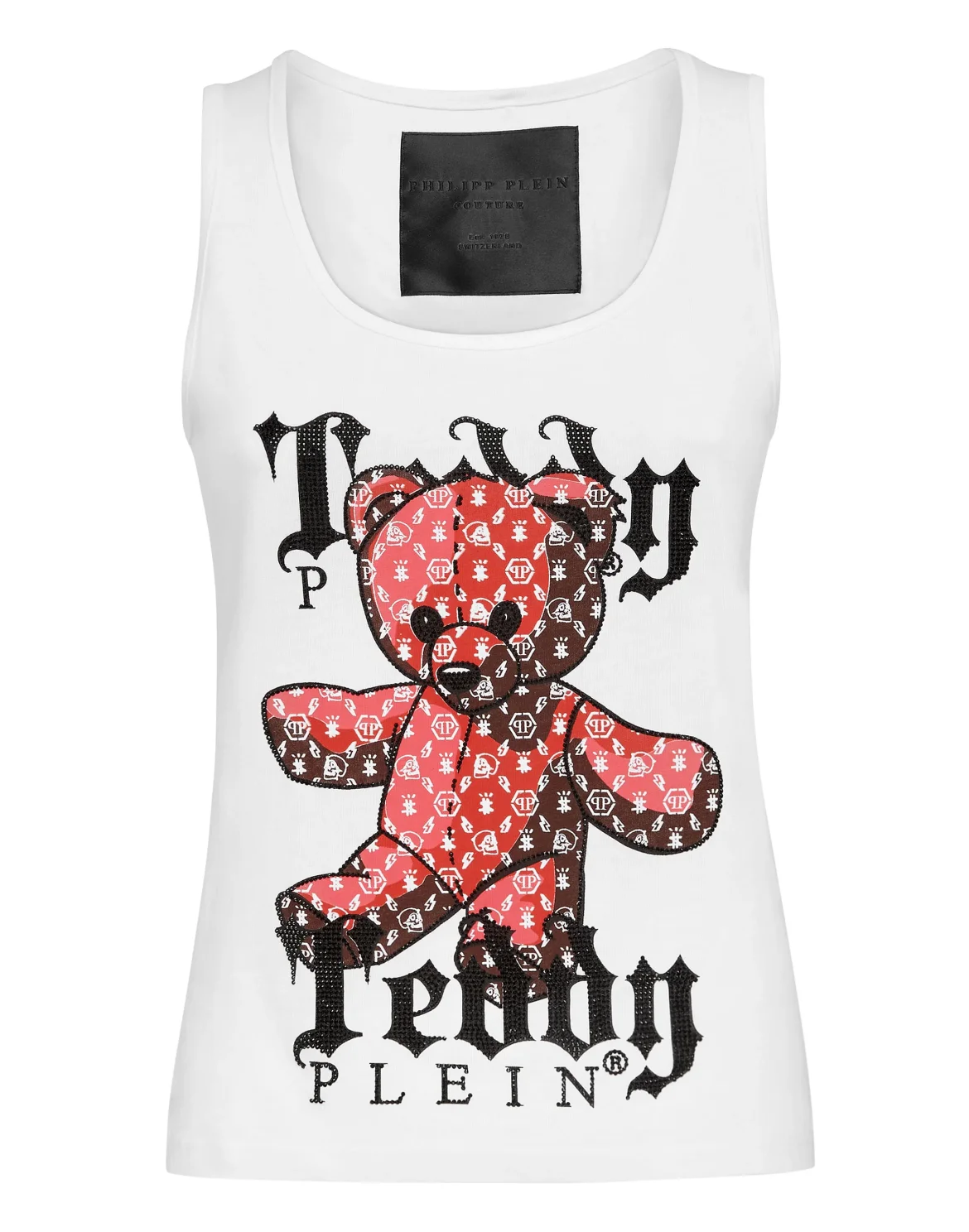 Tank top Monogram Teddy Bear, цвет: Белый