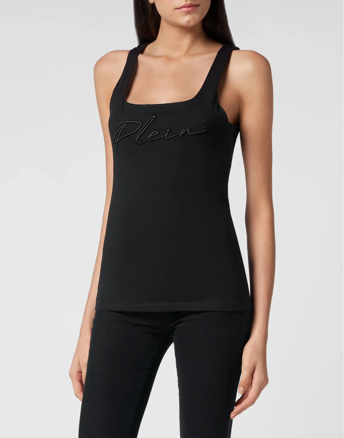 Leisurewear Tank top Embroidery Signature, цвет: Черный