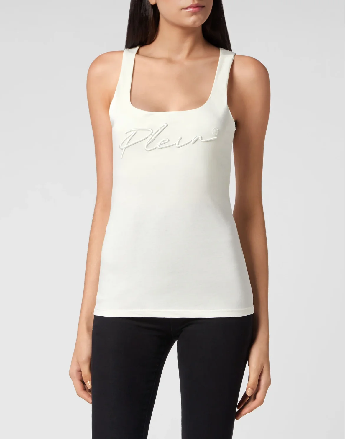 Leisurewear Tank top Embroidery Signature, цвет: Бежевый