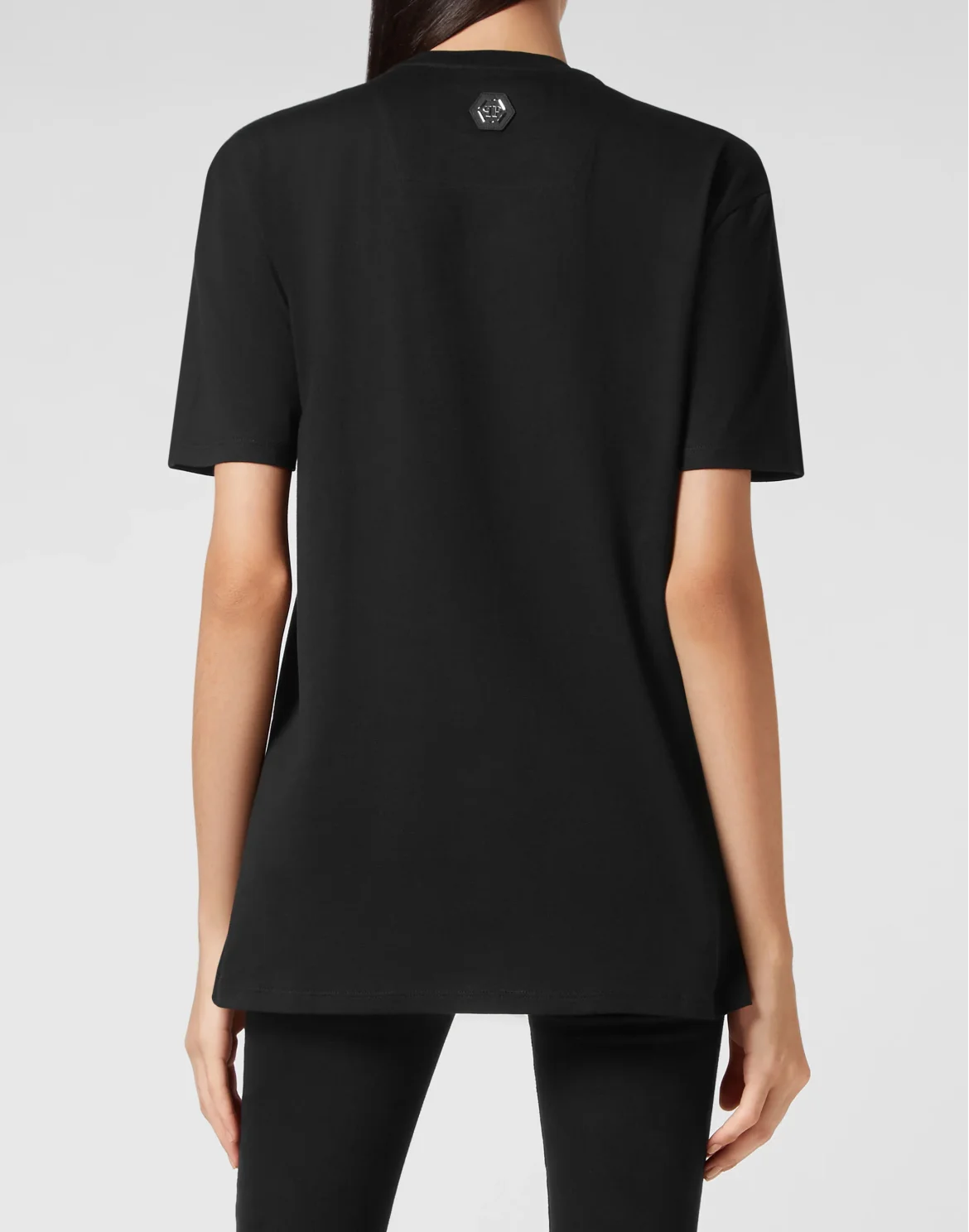 T-shirt Round Neck SS print Skull, цвет: Черный