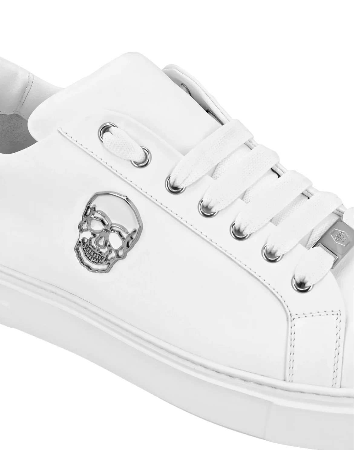 Lo-Top Sneakers Skull, цвет: Белый