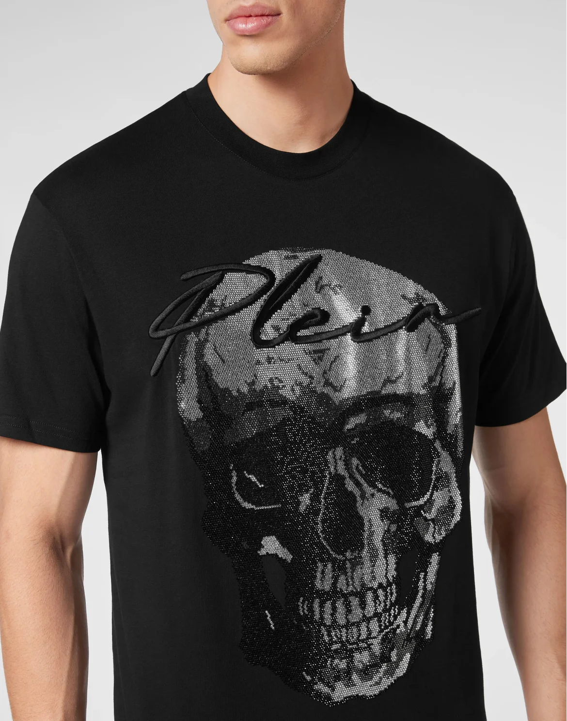 T-shirt Round Neck SS Crystal Skull, цвет: Черный