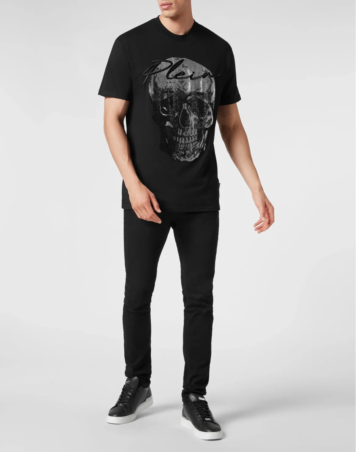T-shirt Round Neck SS Crystal Skull, цвет: Черный
