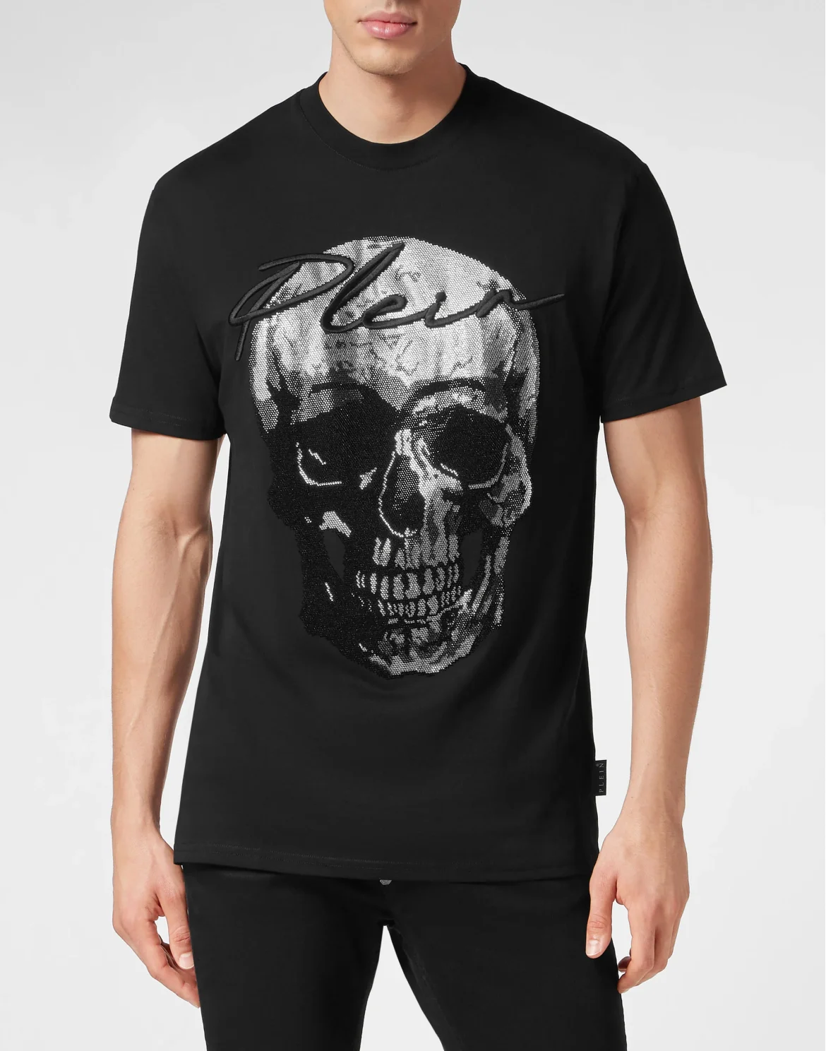 T-shirt Round Neck SS Crystal Skull, цвет: Черный