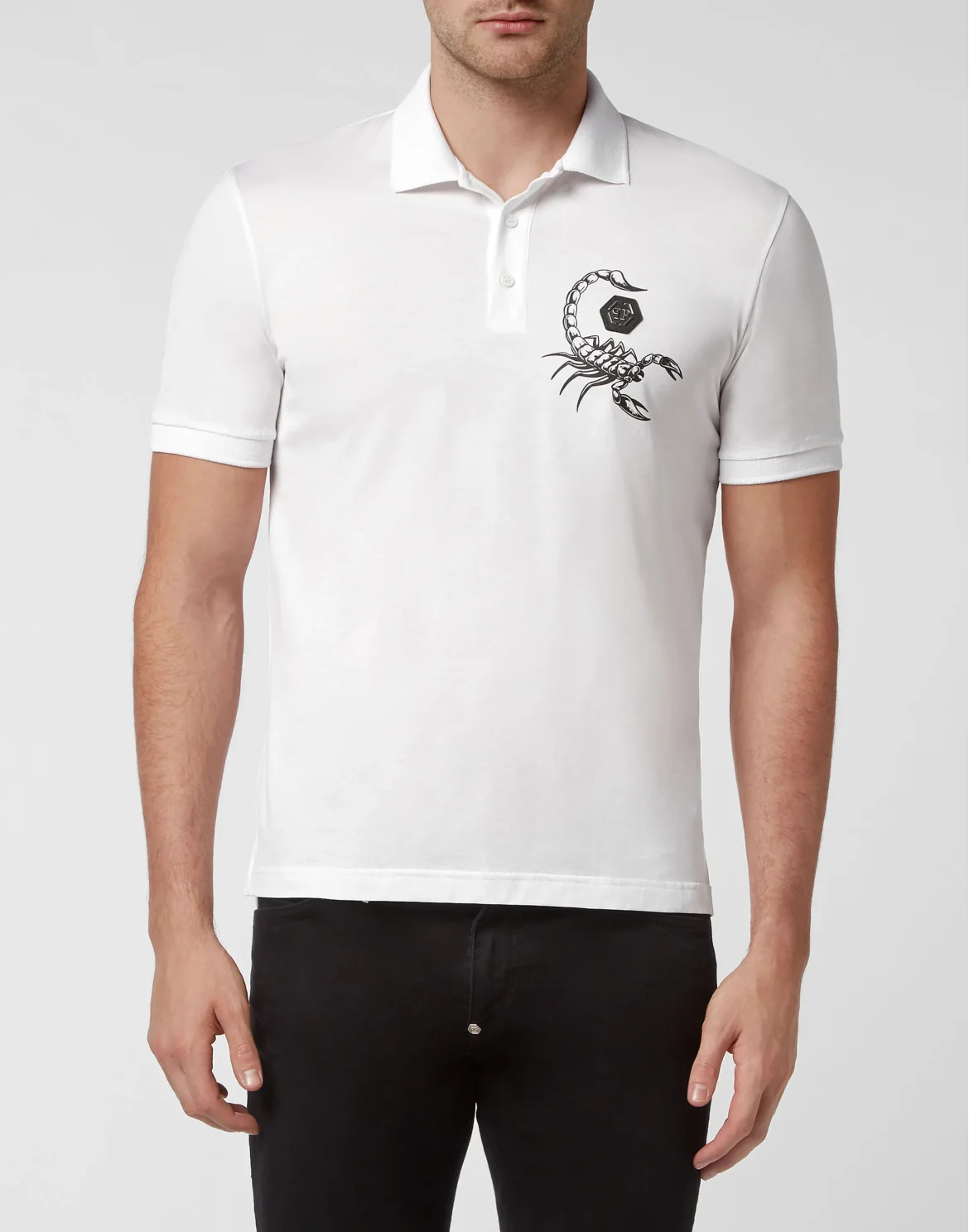 Slim Fit Polo shirt SS Scorpion, цвет: Белый