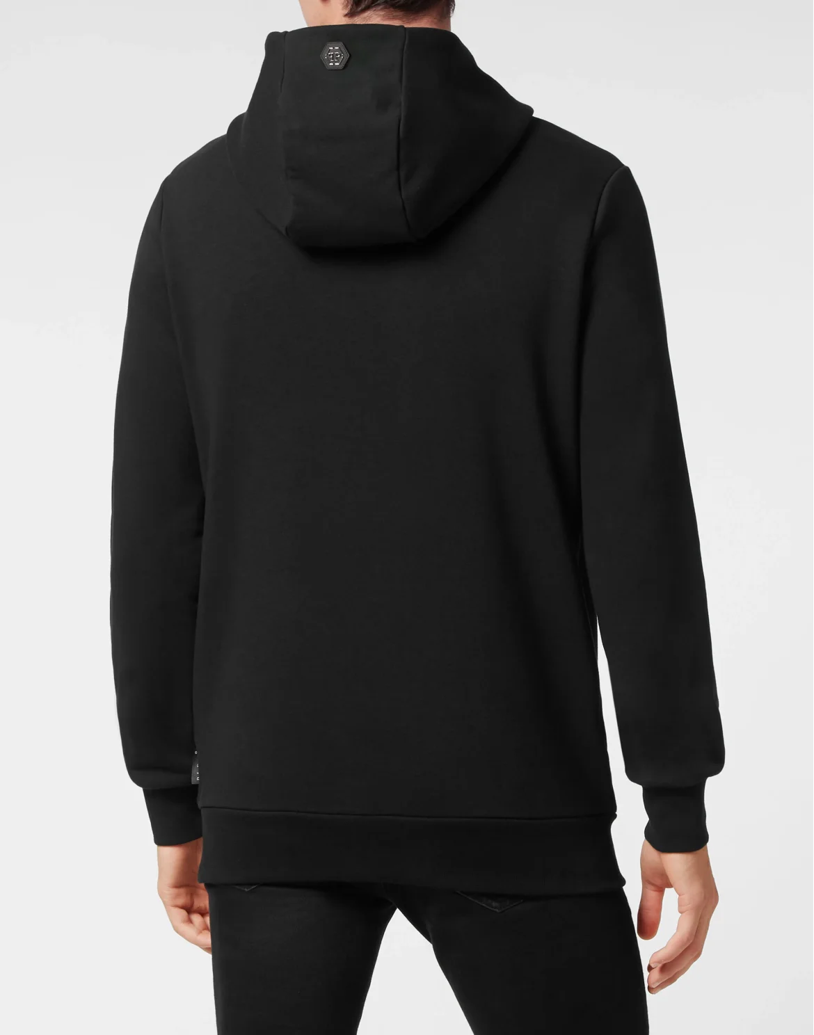 Hoodie sweatshirt Tattoo Skull strass, цвет: Черный