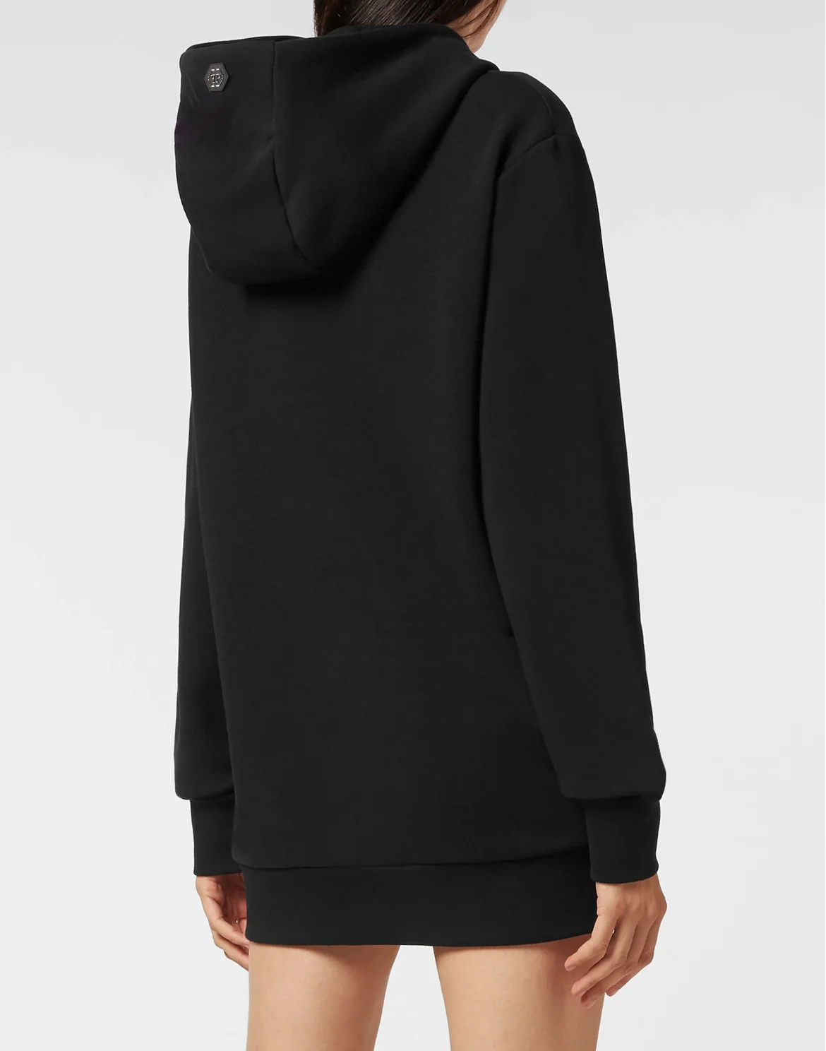 Hoodie sweatshirt Tattoo Skull strass, цвет: Черный
