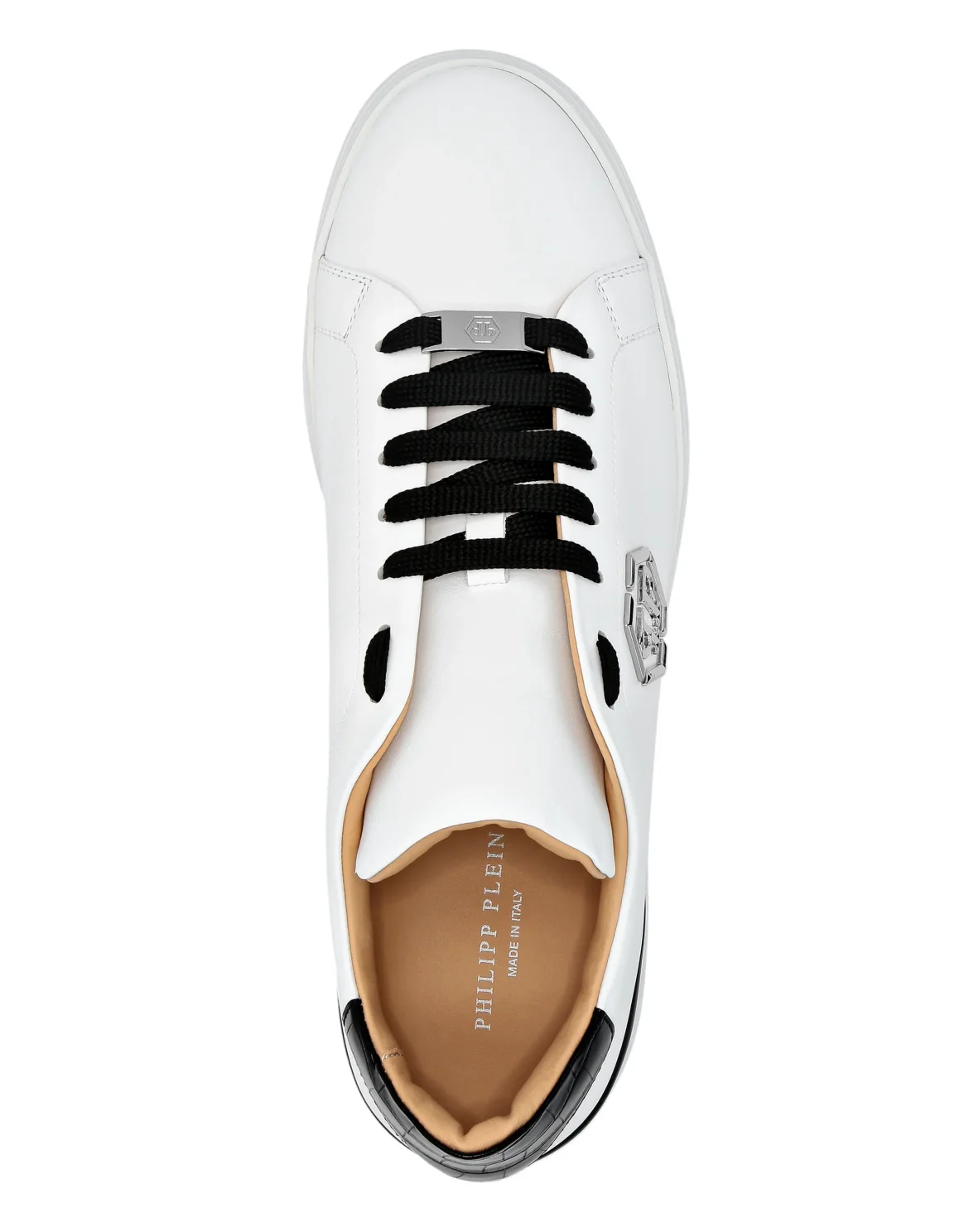Lo-Top Sneakers Crocco Print Insert Hexagon, цвет: Белый