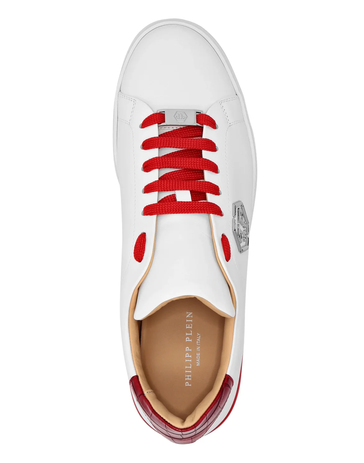 Lo-Top Sneakers Crocco Print Insert Hexagon, цвет: Белый