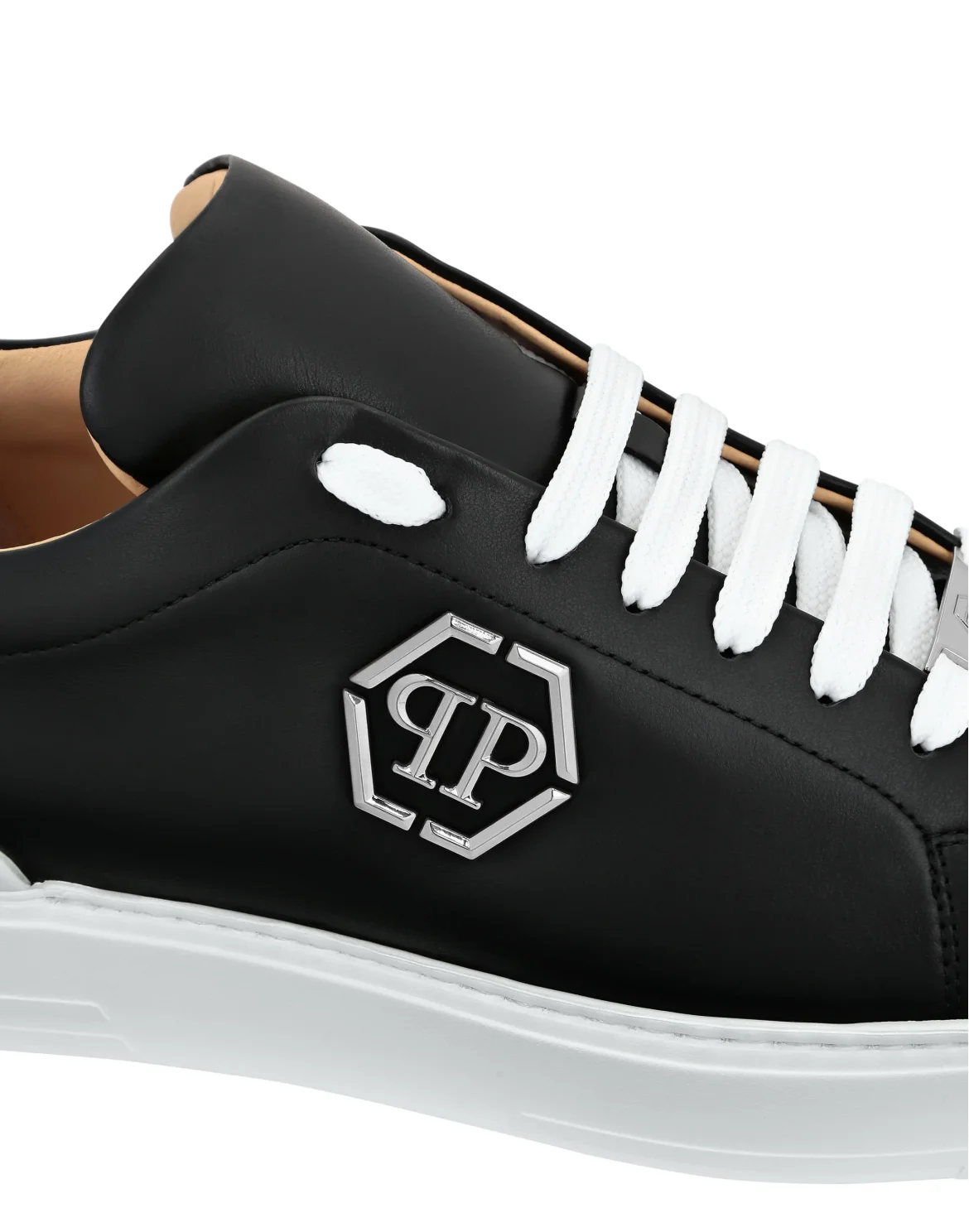 Lo-Top Sneakers Crocco Print Insert Hexagon, цвет: Черный