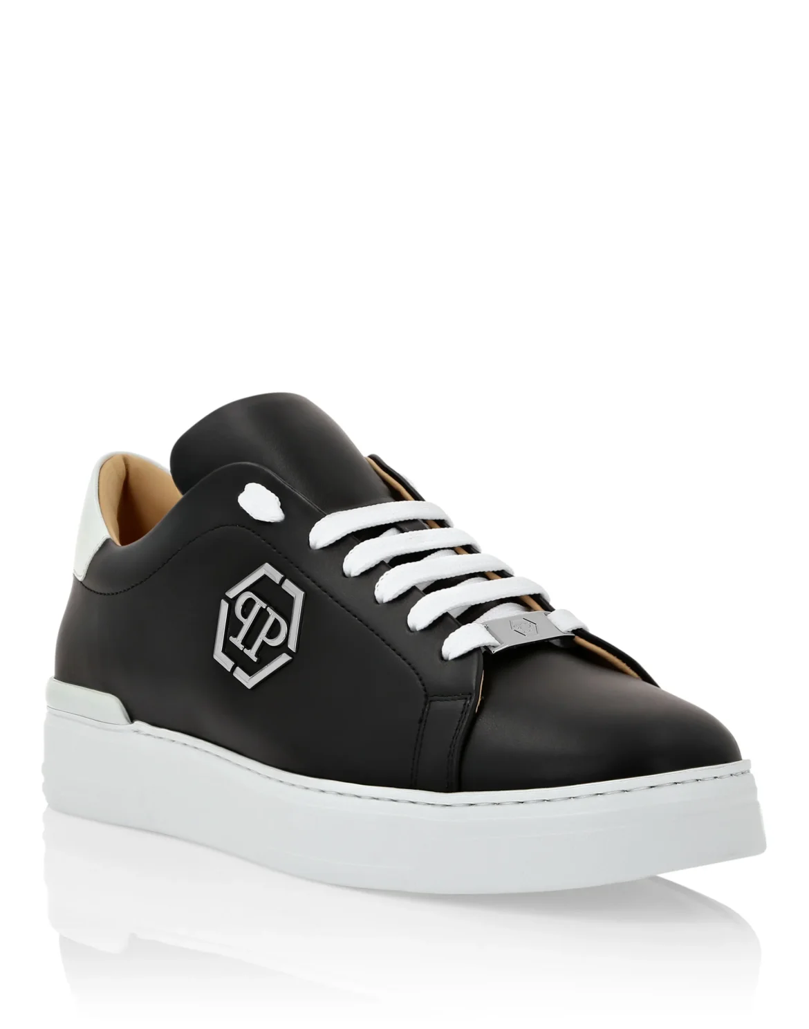 Lo-Top Sneakers Crocco Print Insert Hexagon, цвет: Черный