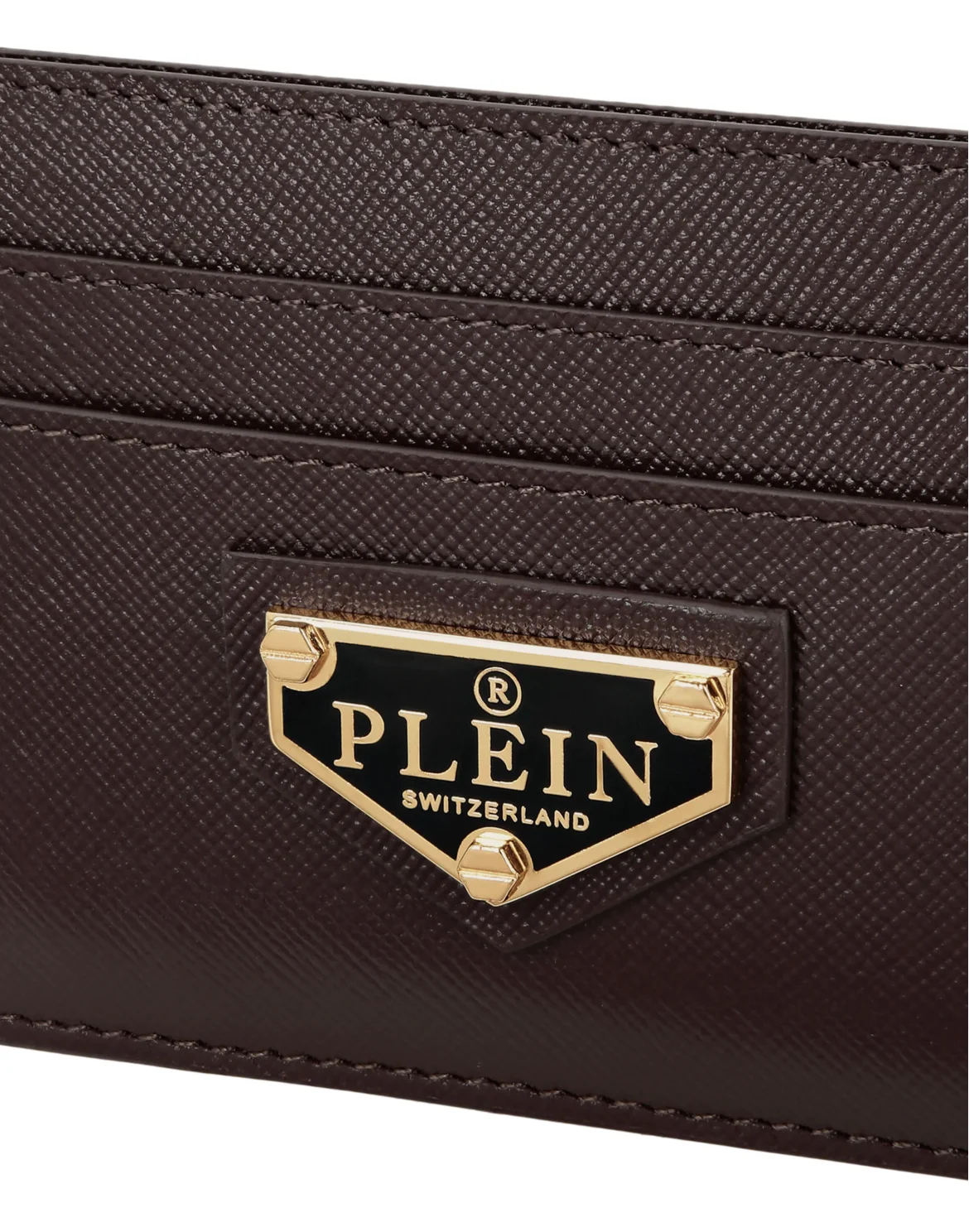Leather Credit Cards Holder, цвет: Коричневый