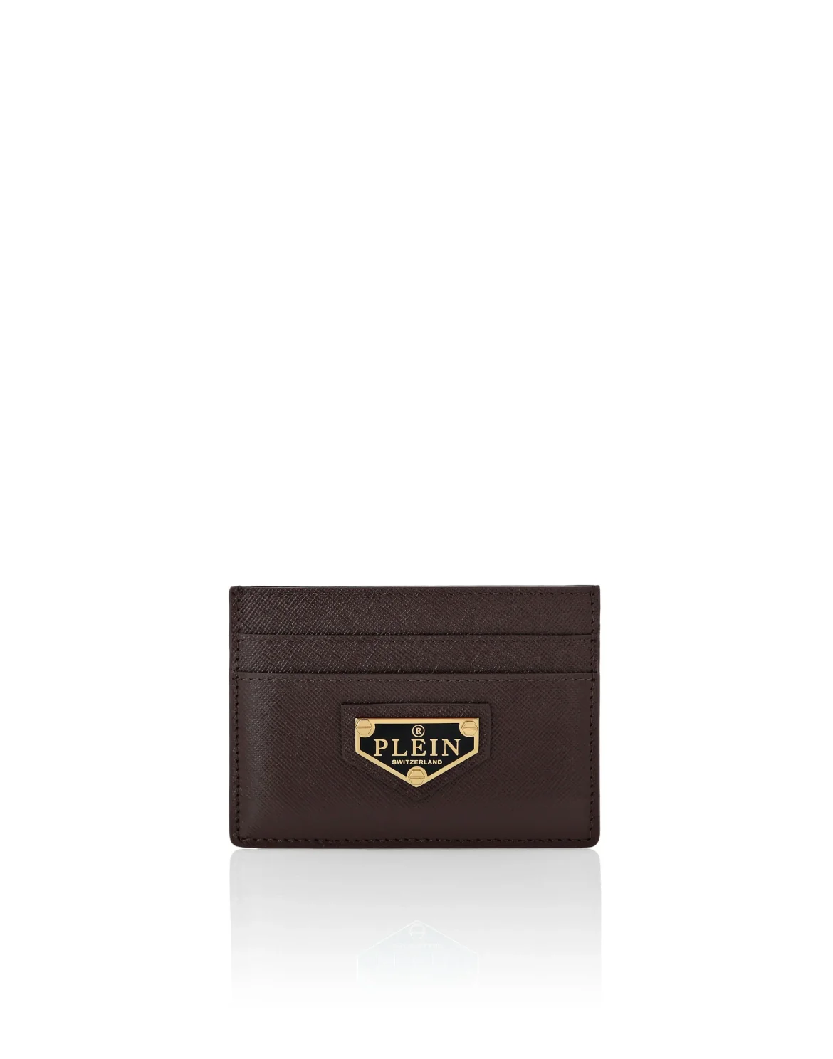 Leather Credit Cards Holder, цвет: Коричневый