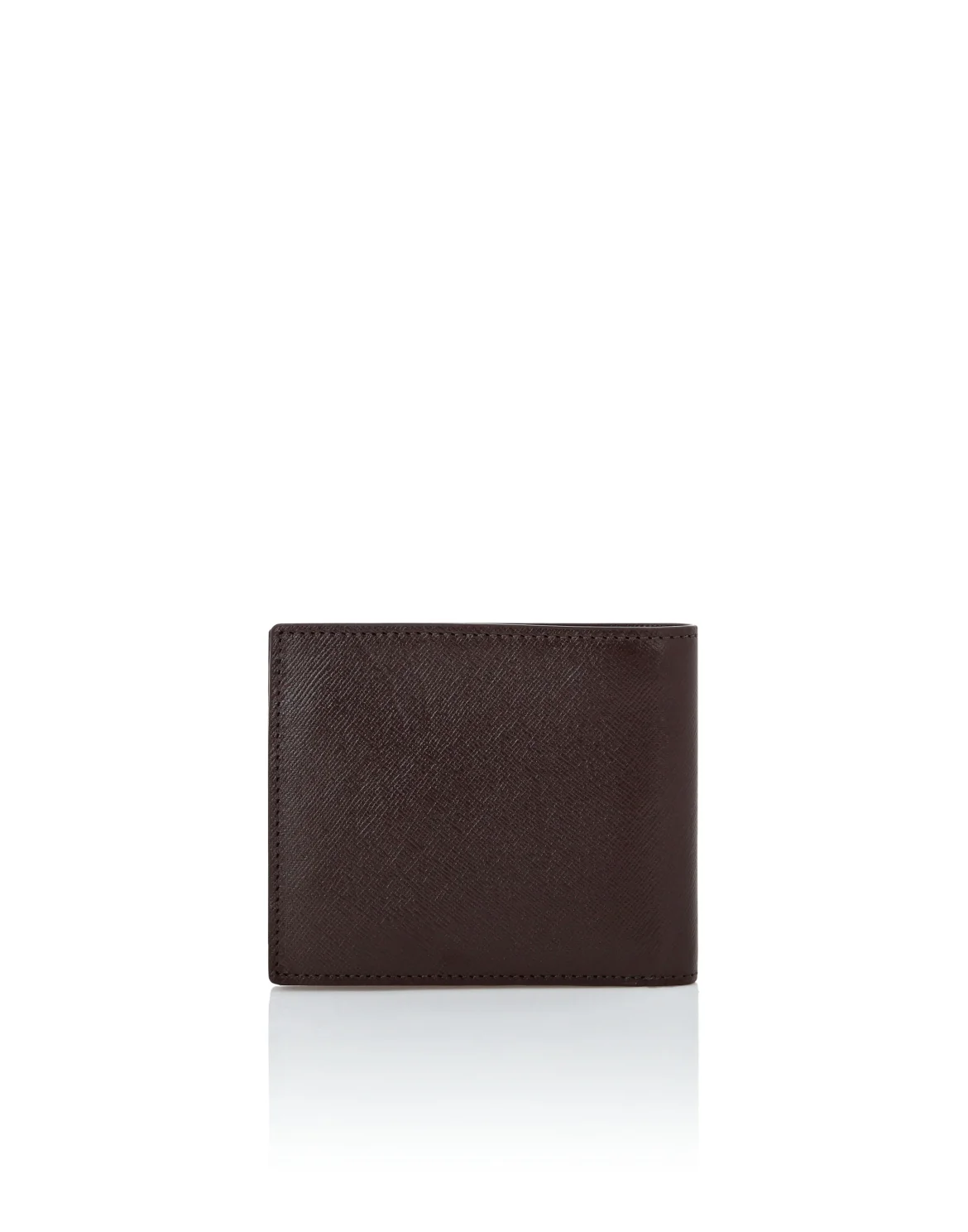 Leather French Wallet, цвет: Коричневый