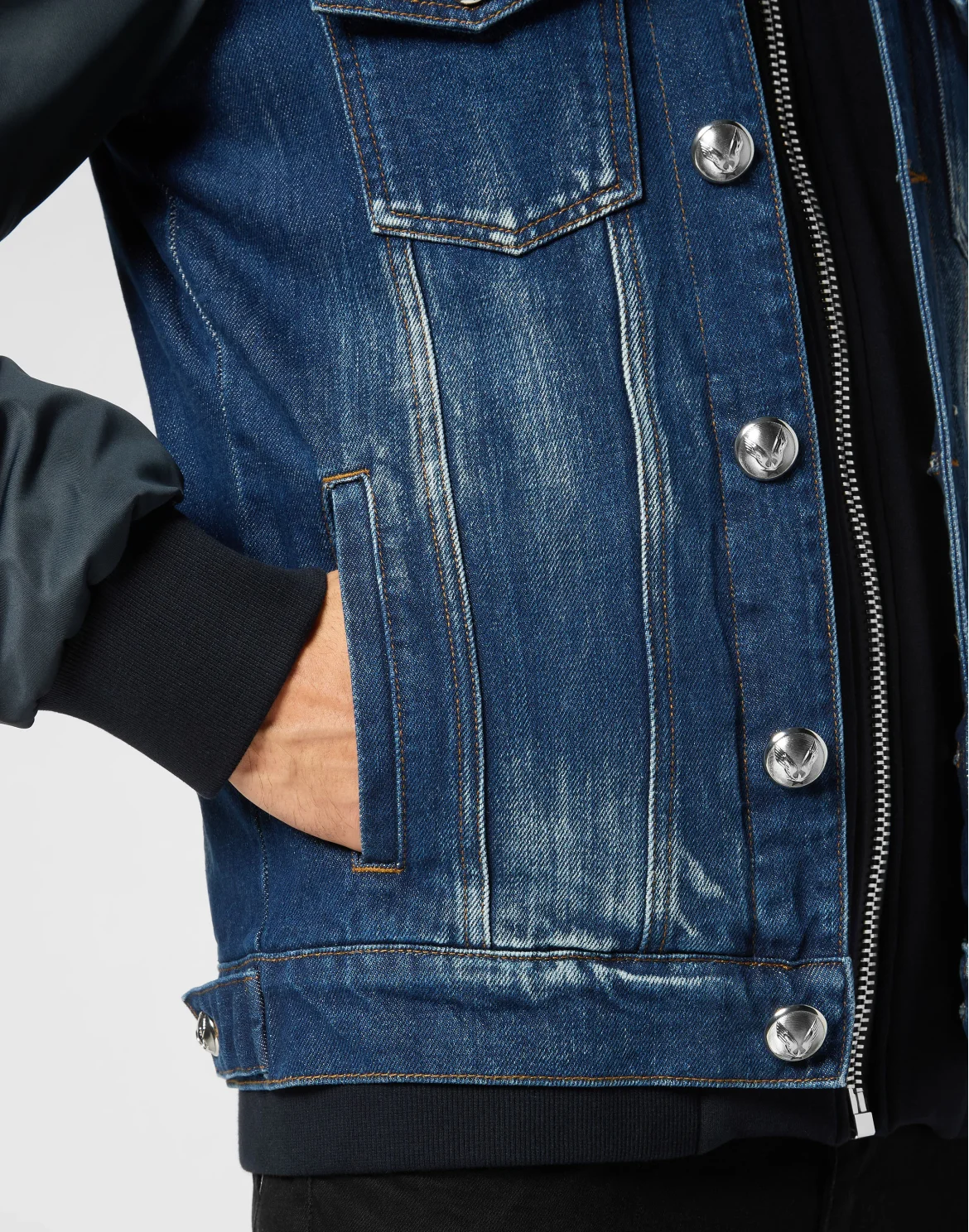 Denim Jacket LS, цвет: Синий