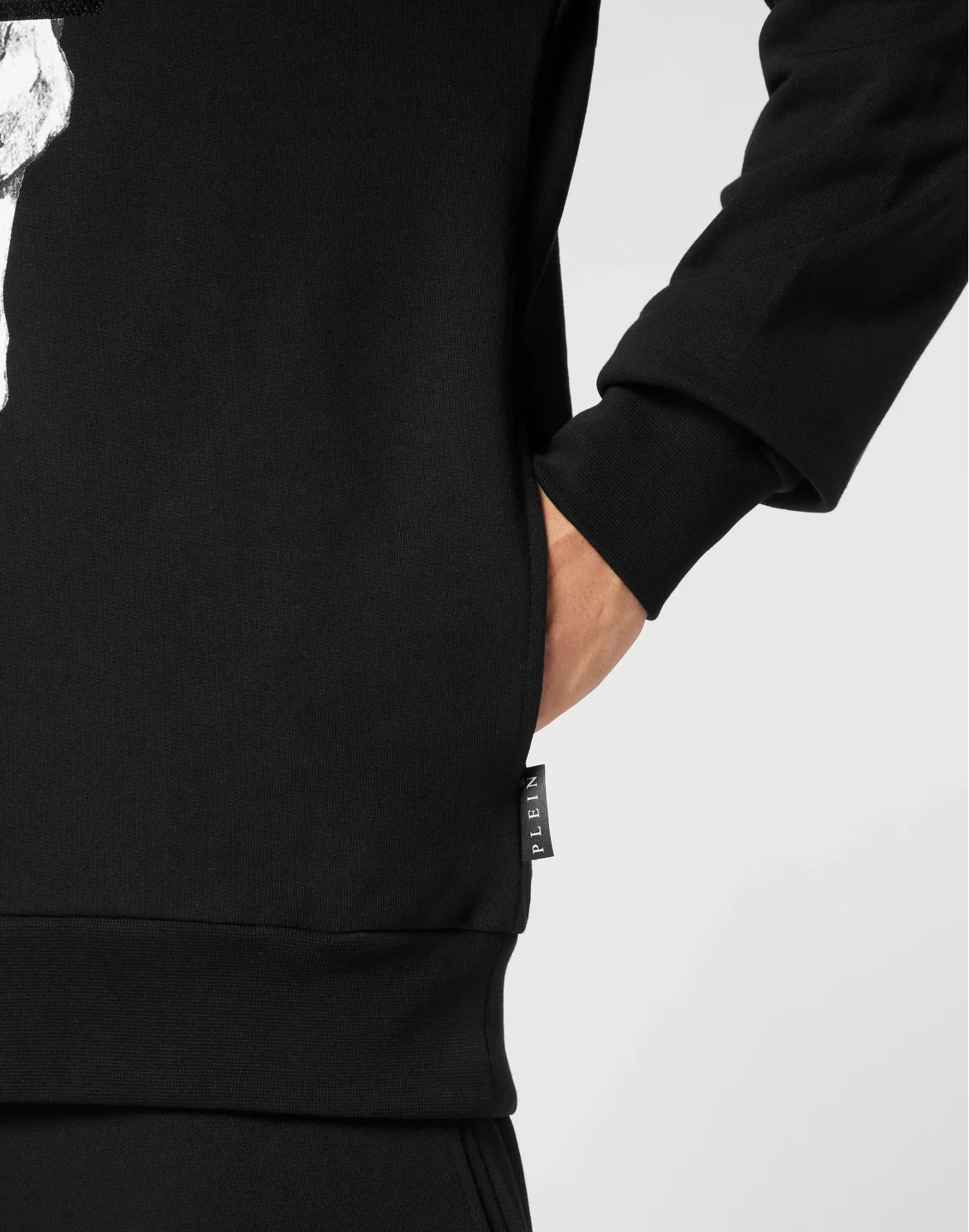Hoodie Sweatshirt LS Skull, цвет: Черный
