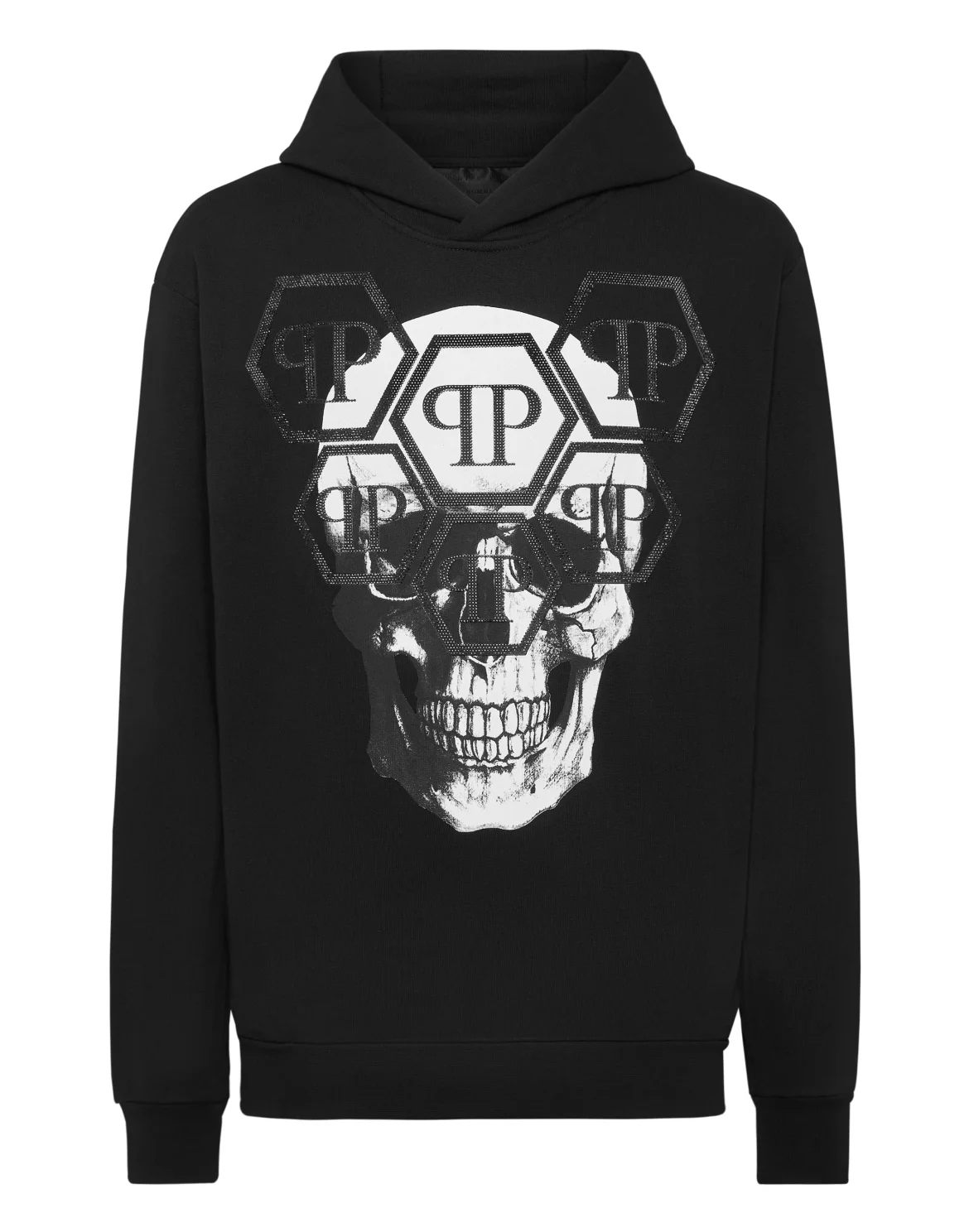 Hoodie Sweatshirt LS Skull, цвет: Черный