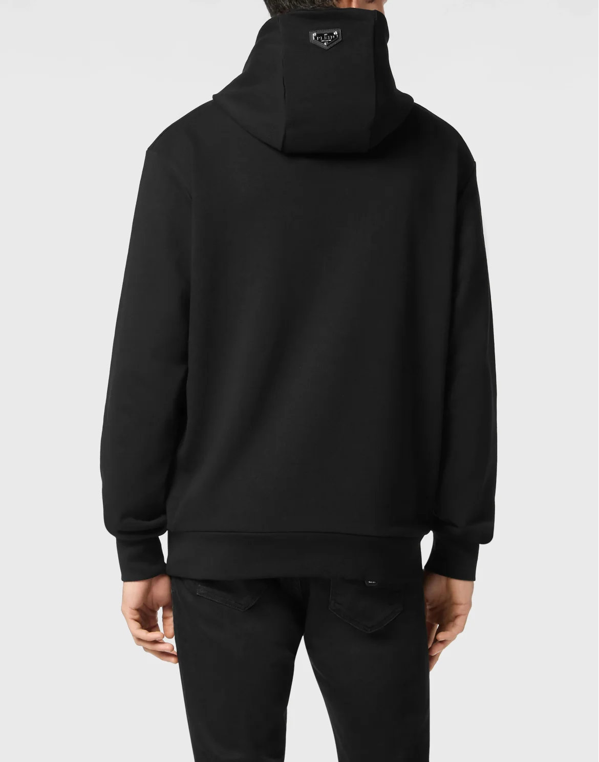 Hoodie Sweatshirt LS Strass Hexagon, цвет: Черный