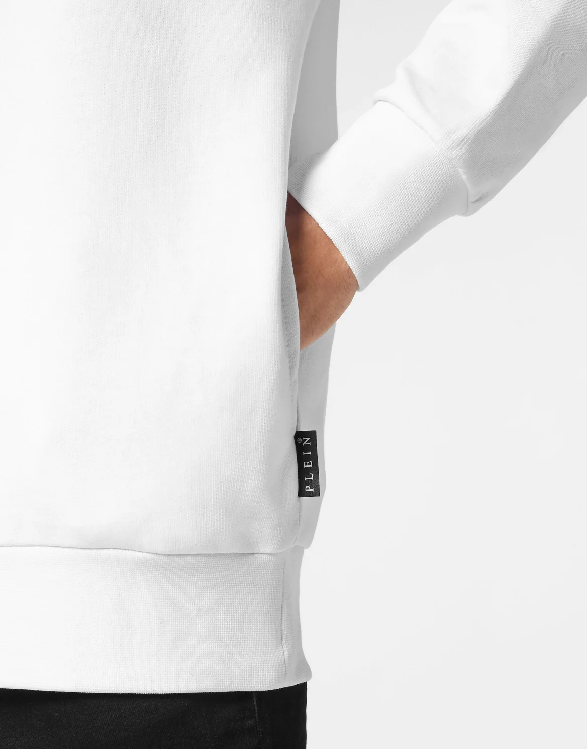 Hoodie Sweatshirt LS King Plein, цвет: Белый