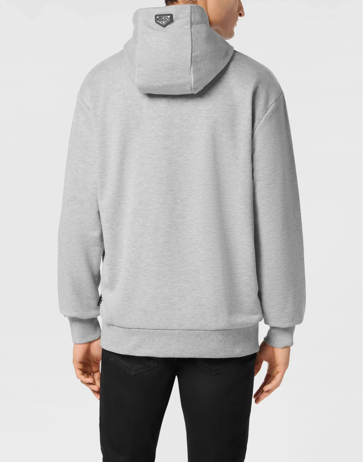 Hoodie Sweatshirt LS King Plein, цвет: Серый
