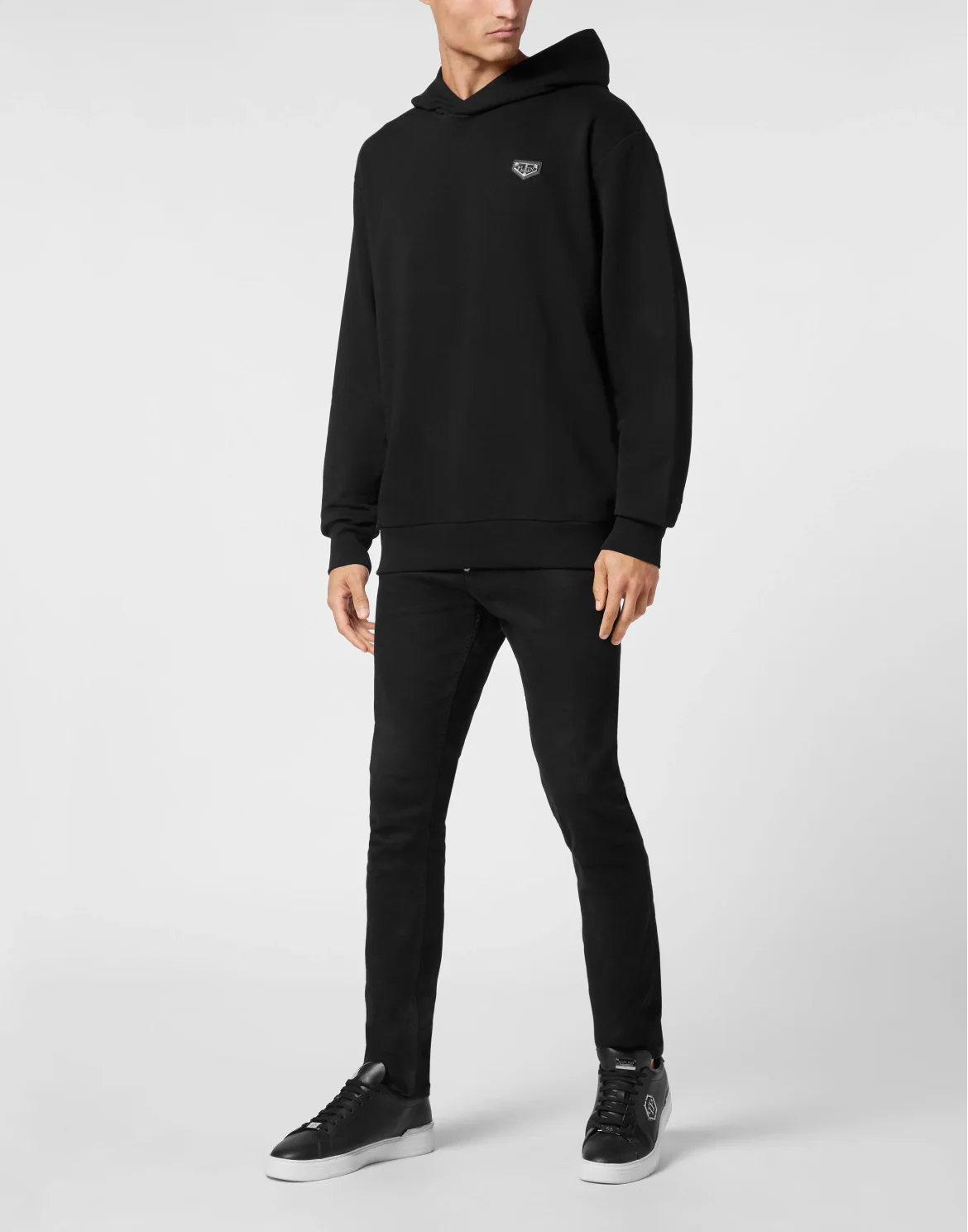 Hoodie Sweatshirt LS Iconic Plein, цвет: Черный