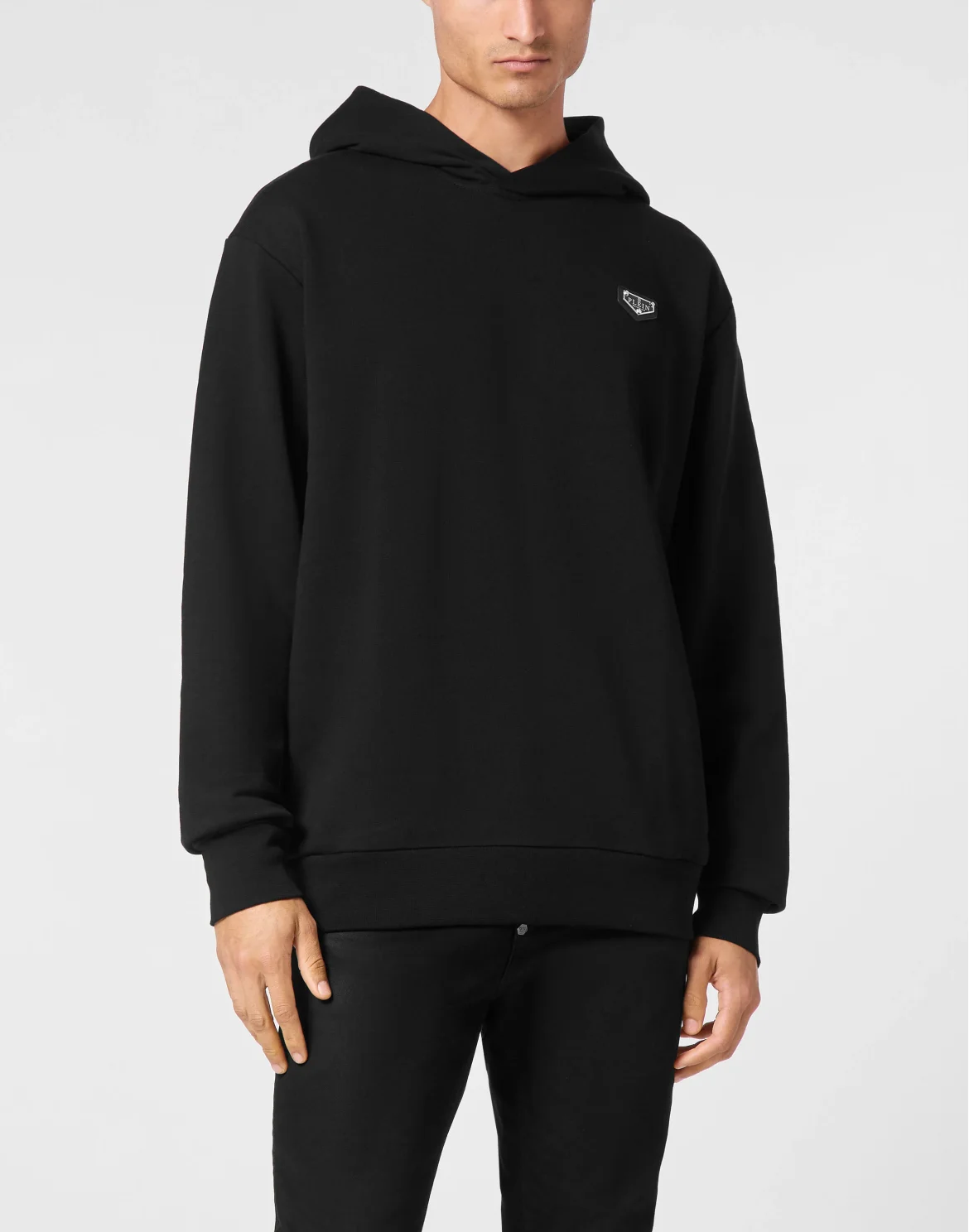 Hoodie Sweatshirt LS Iconic Plein, цвет: Черный