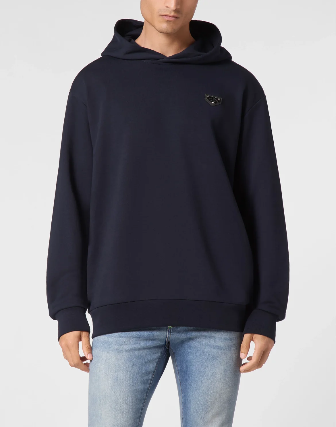 Hoodie Sweatshirt LS Iconic Plein, цвет: Синий