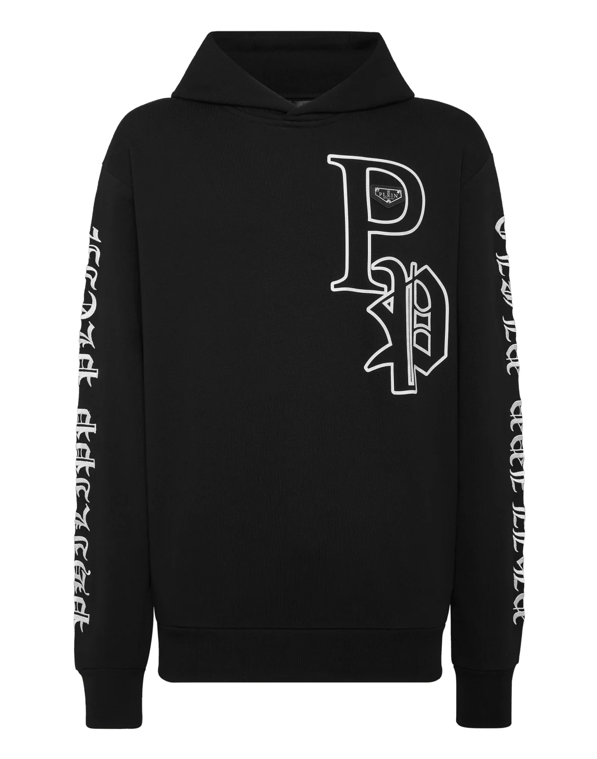 Hoodie Sweatshirt LS Gothic Plein, цвет: Черный