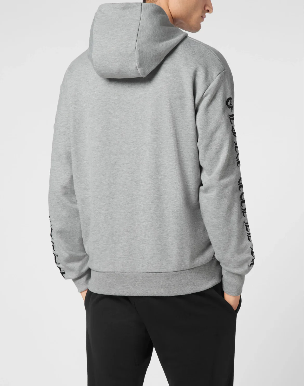 Hoodie Sweatshirt LS Gothic Plein, цвет: Серый