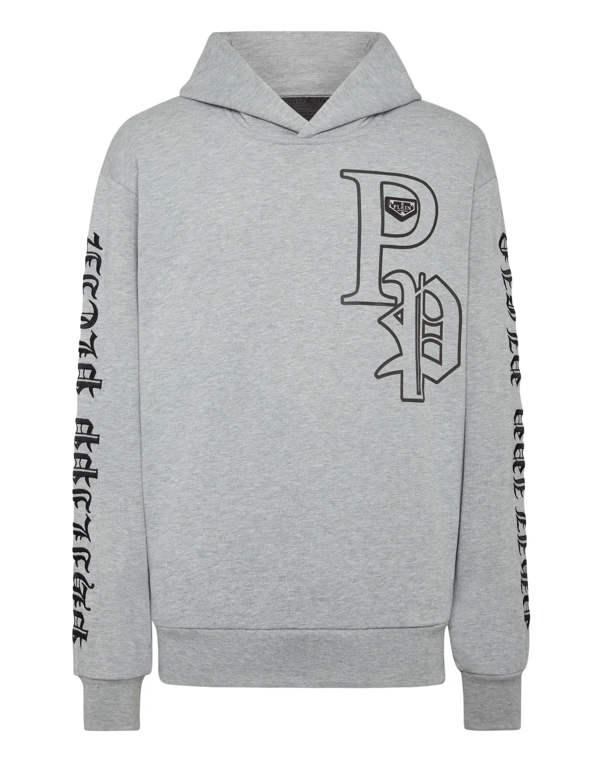 Hoodie Sweatshirt LS Gothic Plein, цвет: Серый