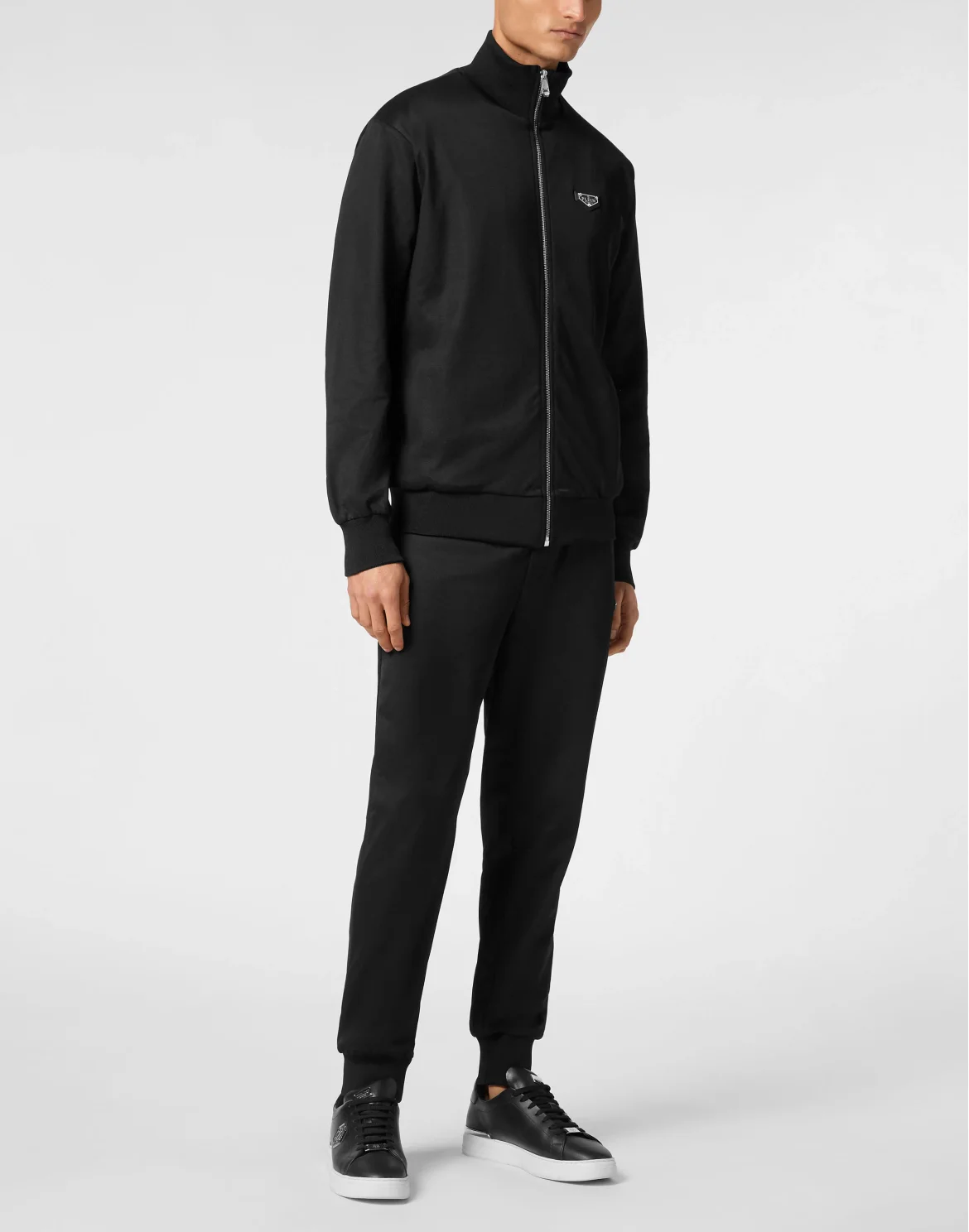 Jogging Jacket LS Iconic Plein, цвет: Черный
