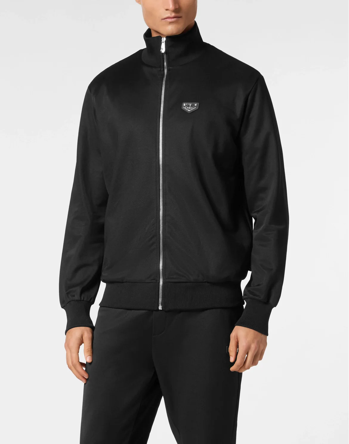 Jogging Jacket LS Iconic Plein, цвет: Черный